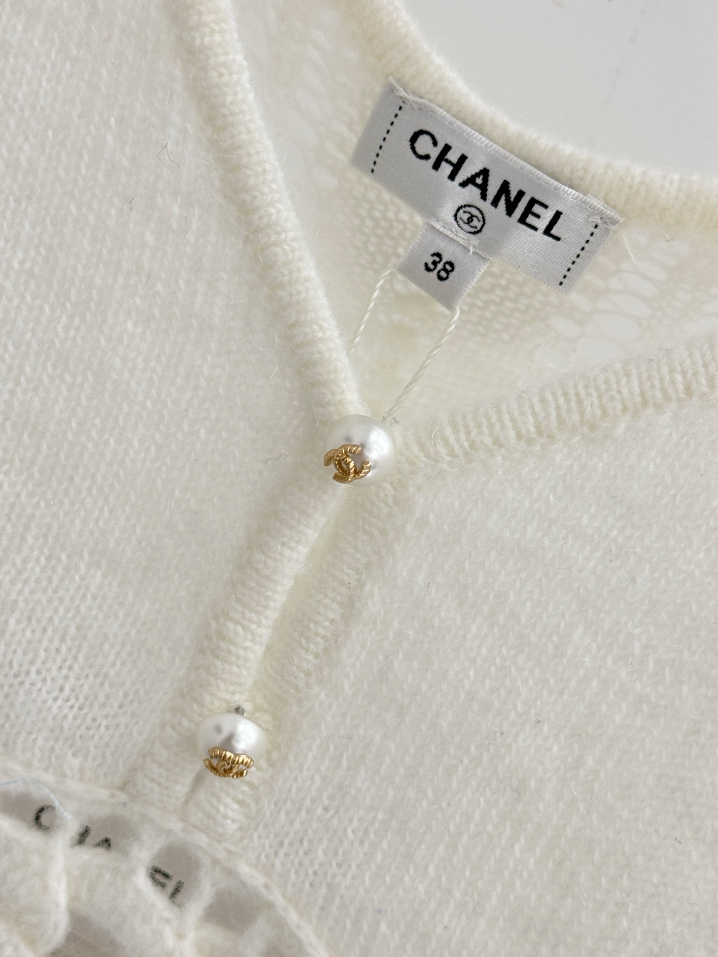 Chrome Hearts CH26春夏新款，香风镂空针织背心，温柔珍珠点缀，百搭款
