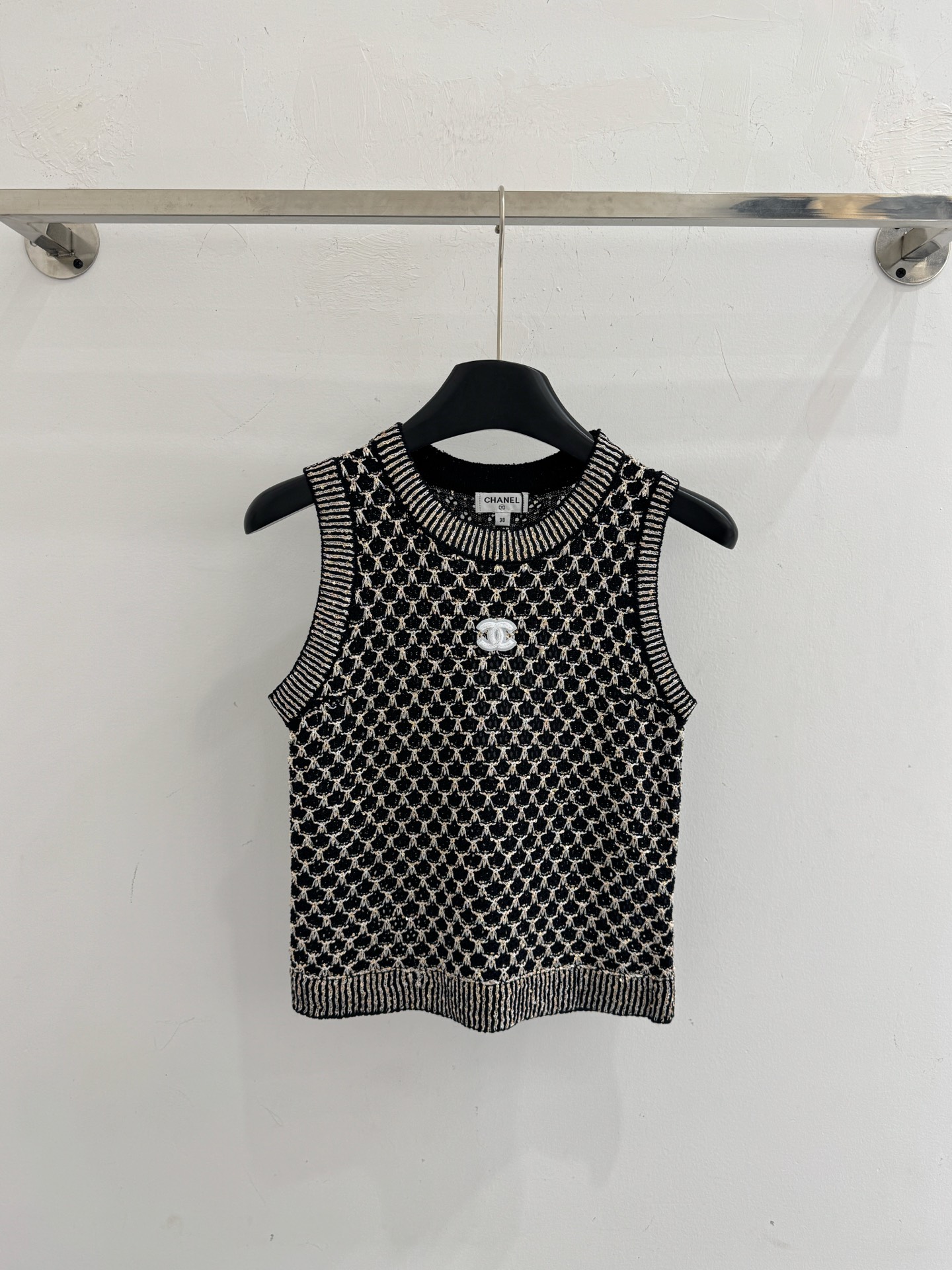 Chrome Hearts 镂空针织无袖背心，轻奢气质百搭上衣