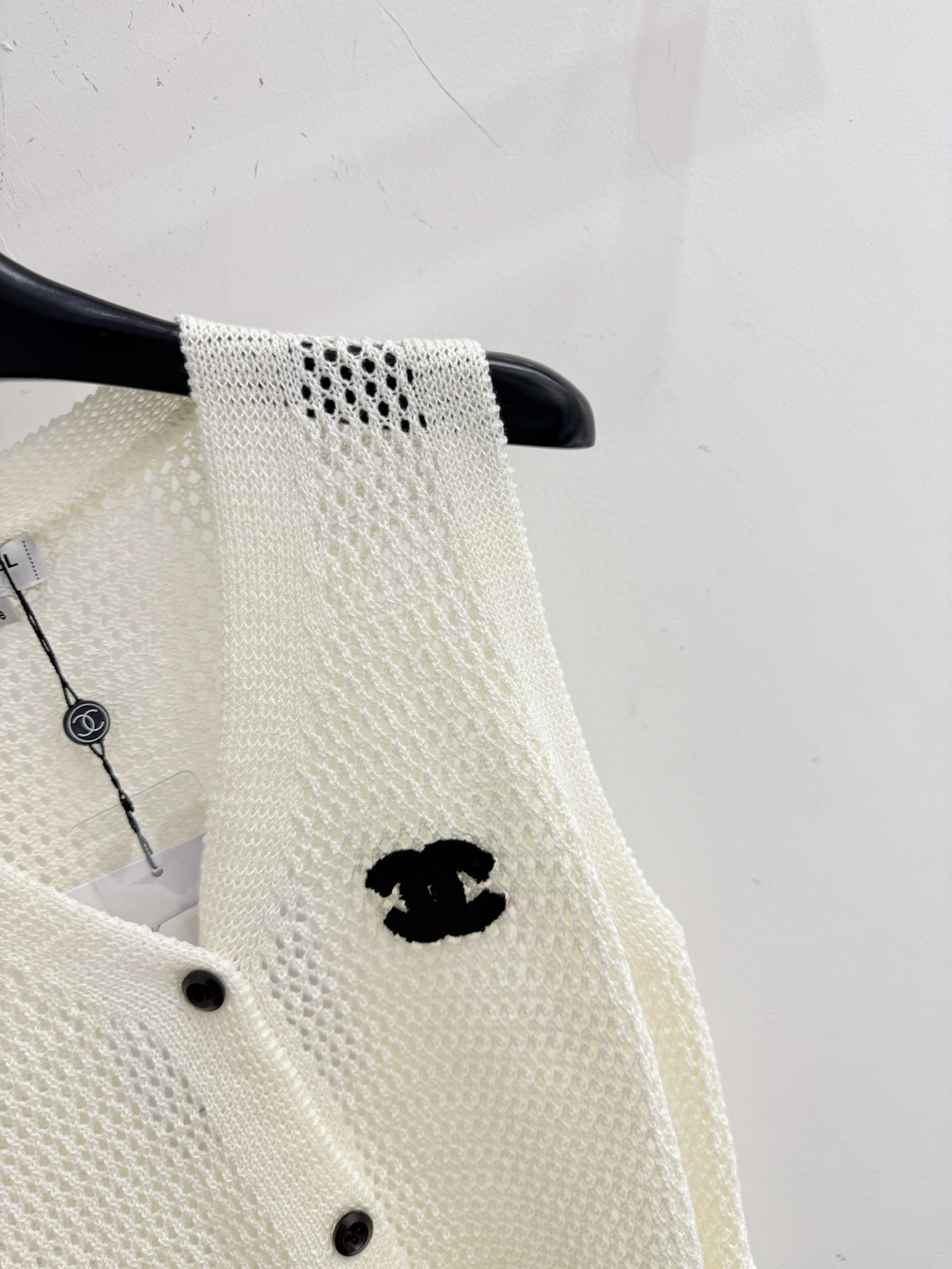 Chrome Hearts 镂空针织马甲，系带收腰无袖上衣