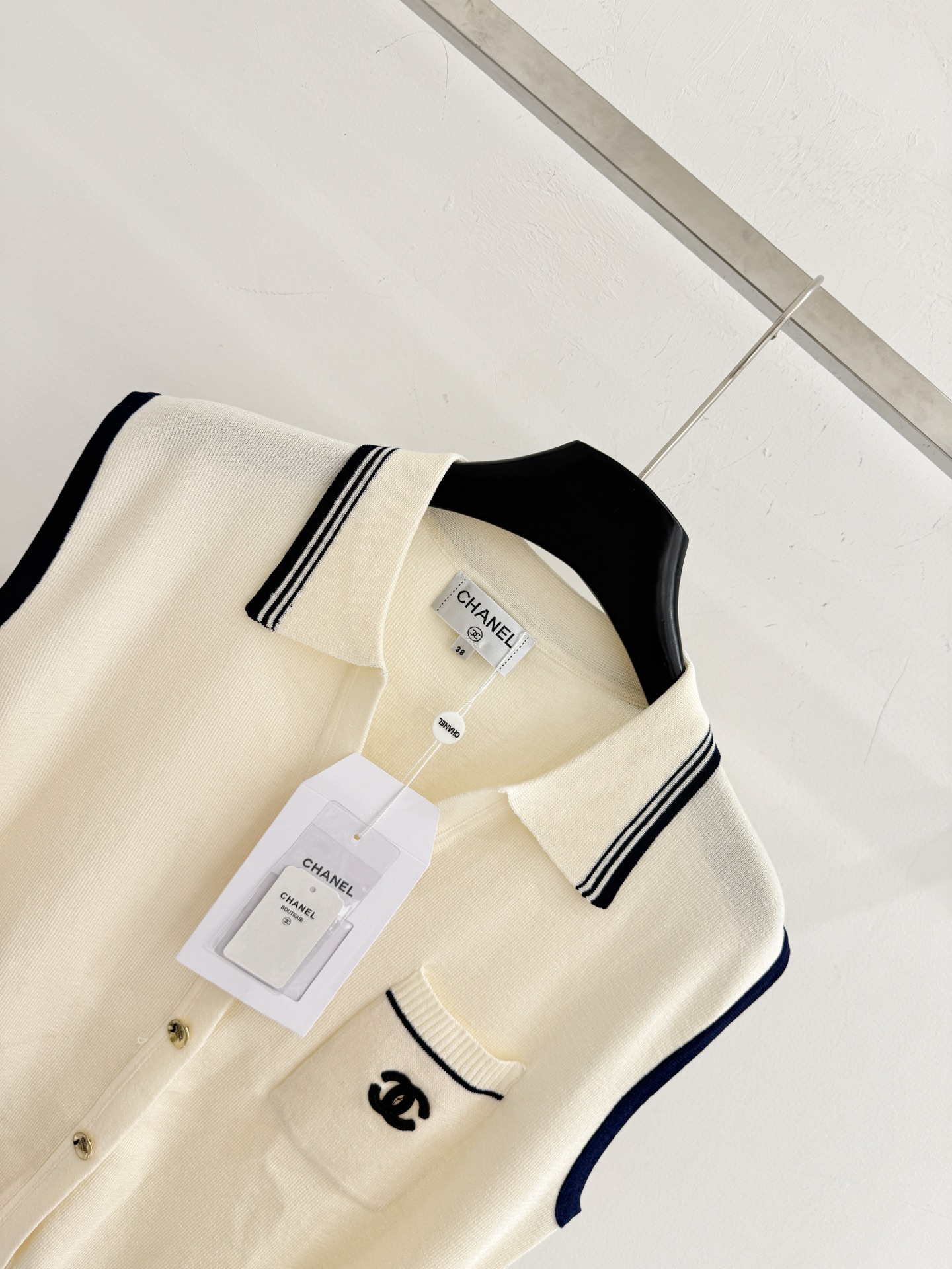 Chrome Hearts 双色撞色条纹针织无袖学院风马甲
