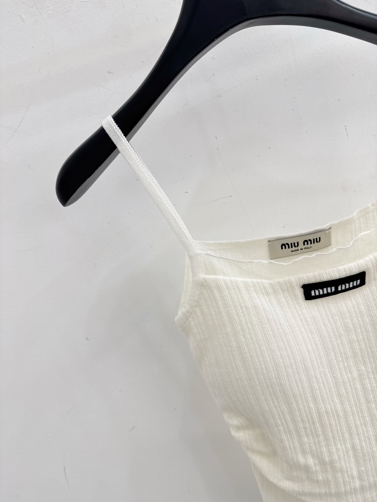 Chanel 纯白针织吊带套装