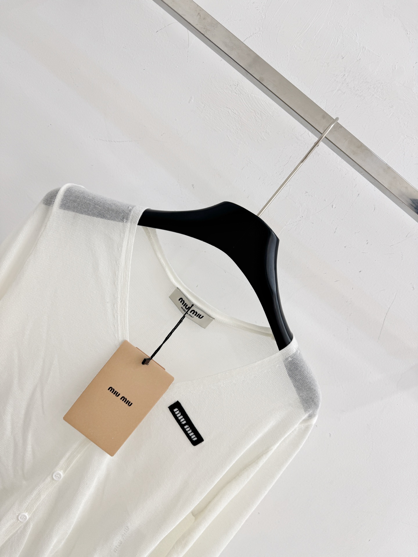 Chanel 纯白针织吊带套装
