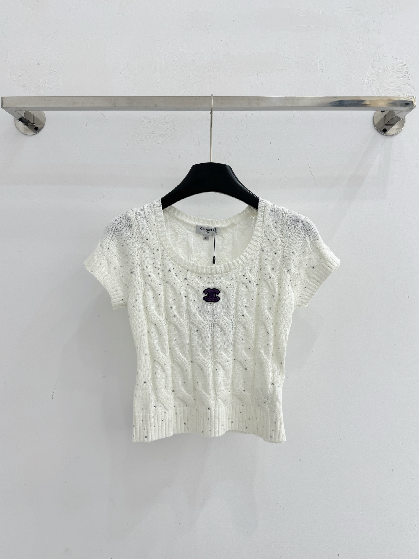 Chrome Hearts 短款修身针织衫短袖