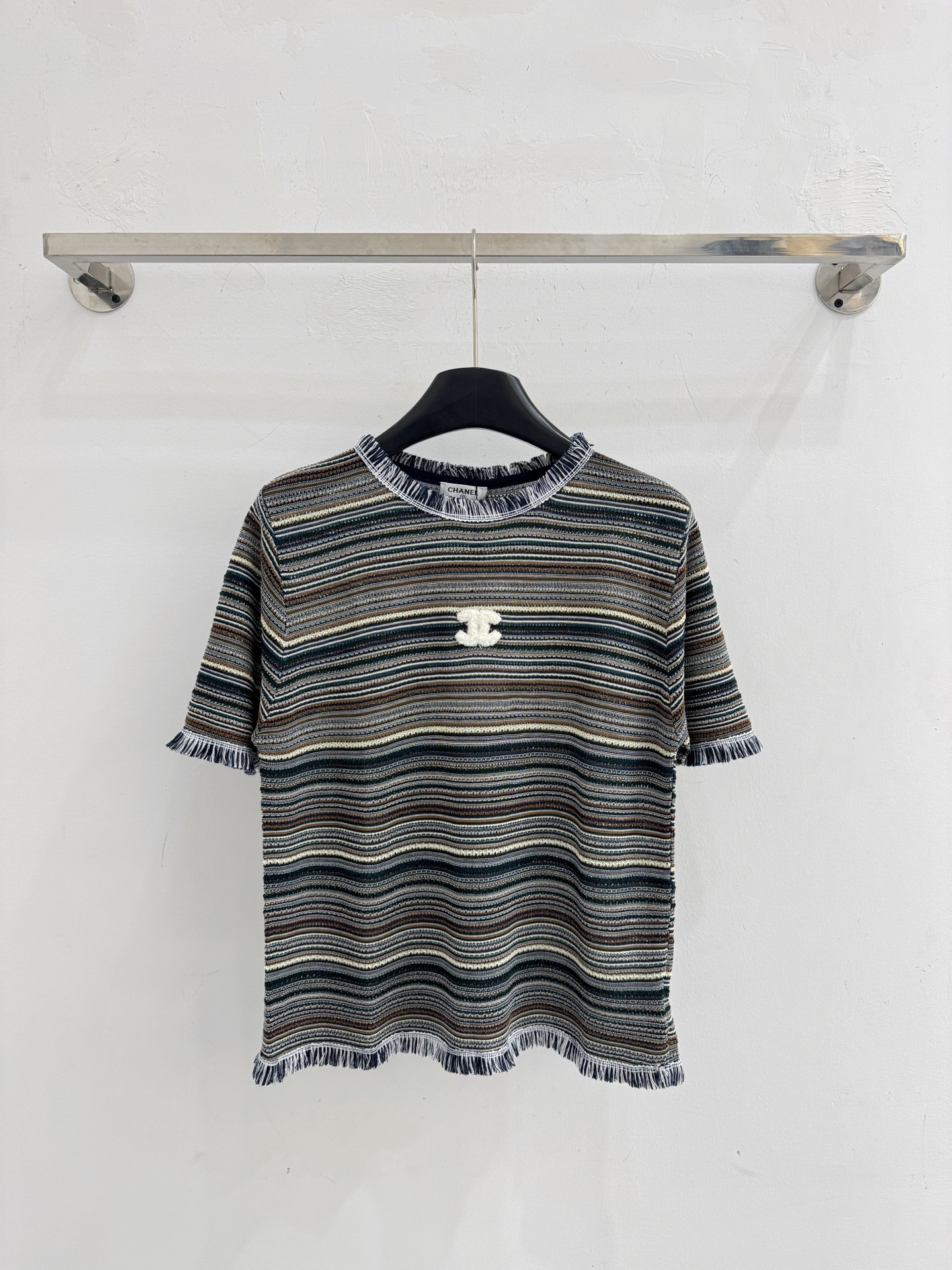 Chrome Hearts 毛边设计，双C刺绣 又