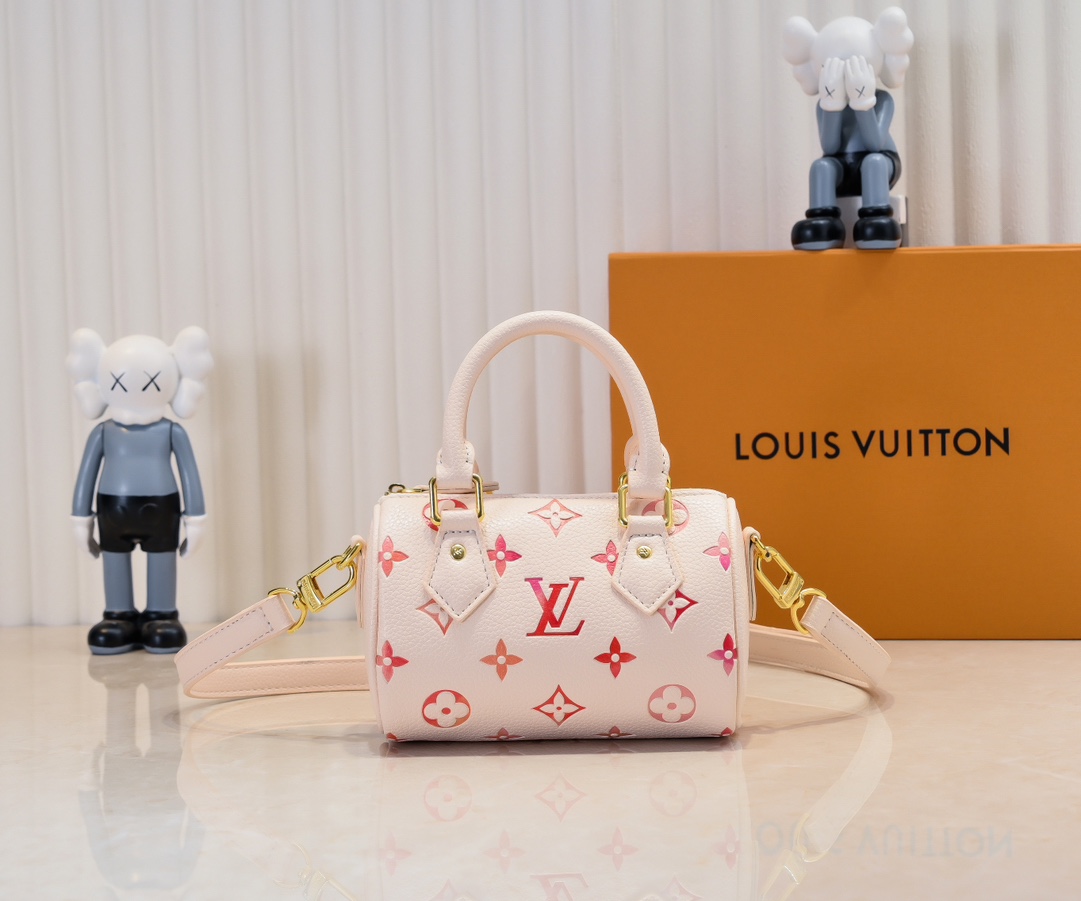 لويس فيتون LV Speedy حقيبة حقيبة يد Monogram Canvas قماش مینی M82450