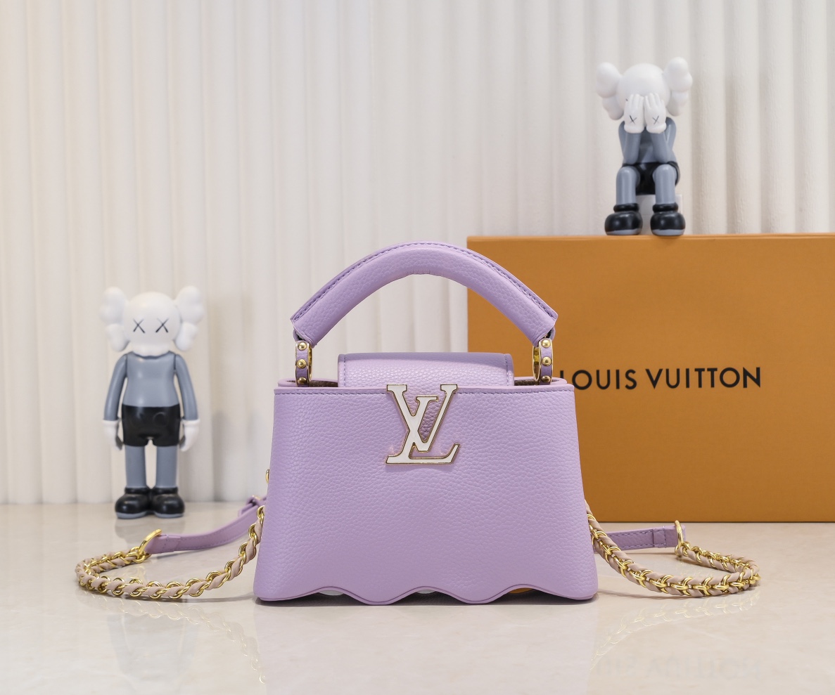 Louis Vuitton LV Capucines Bags Handbags Taurillon Mini