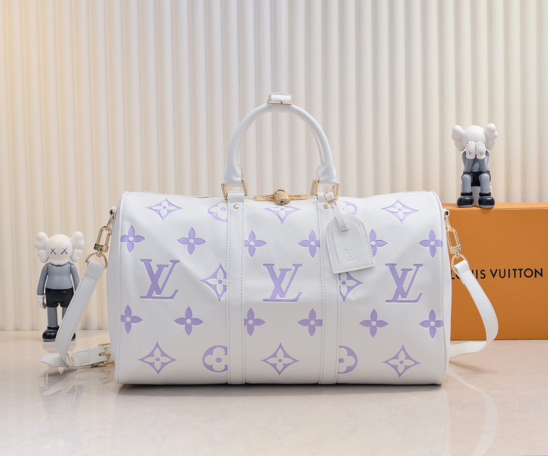 Louis Vuitton LV Keepall Travel Bags Empreinte​ Cowhide M46974