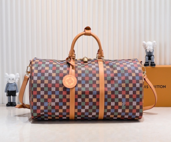Keepall Bandoulière 50 Travel Bag in Damier Flags Canvas 1 Keepall Bandoulière 50 Travel Bag in Damier Flags Canvas