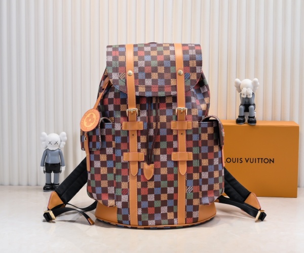 Louis Vuitton Christopher Medium Backpack Monogram Surfin' Canvas, 38x44x12.5 cm 1 Louis Vuitton Christopher Medium Backpack Monogram Surfin' Canvas, 38x44x12.5 cm