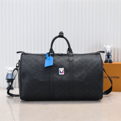 Bolso de Viaje Keepall Bandoulière 55 Monogram Waterproof en Negro 1 Bolso de Viaje Keepall Bandoulière 55 Monogram Waterproof en Negro