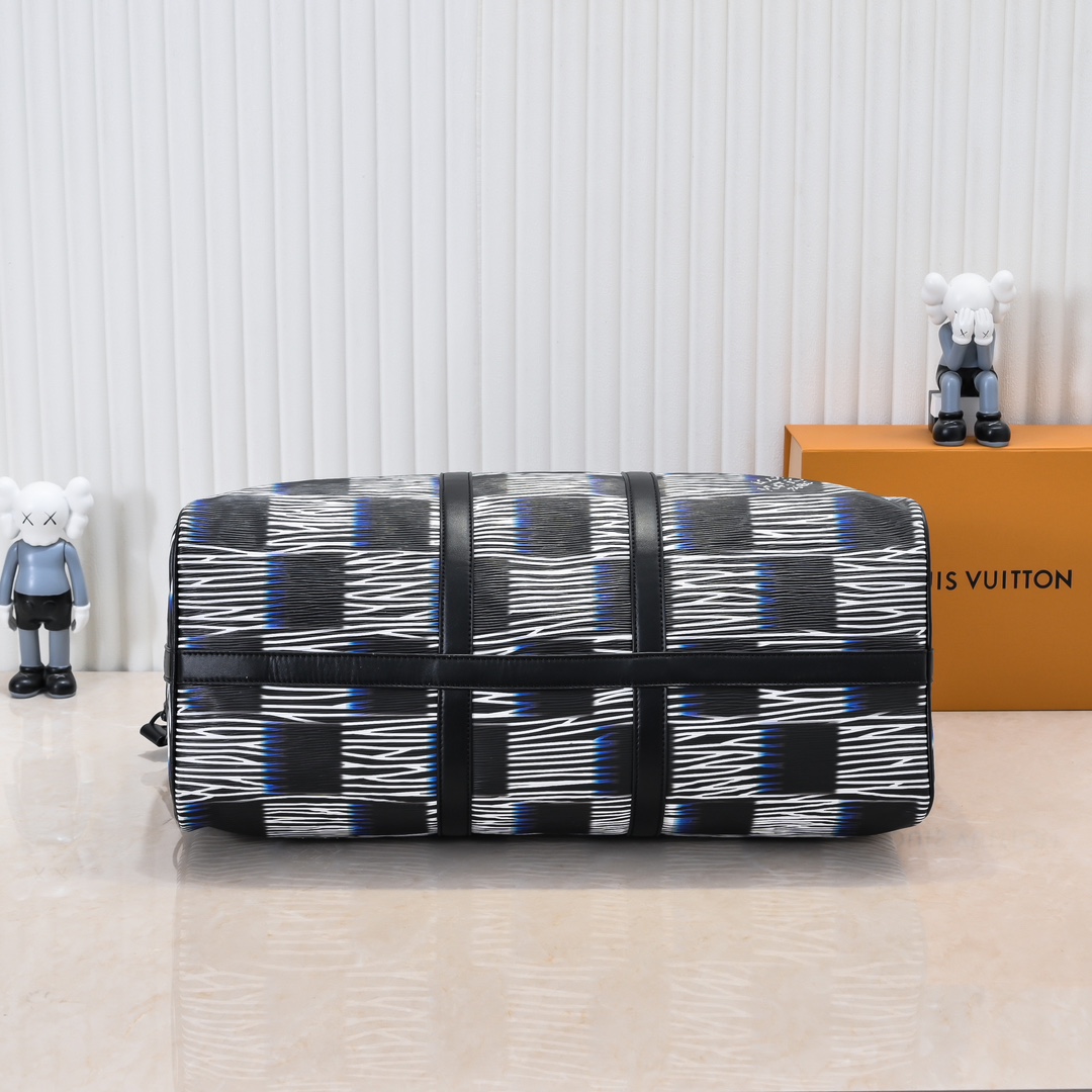 Louis Vuitton Keepall Bandoulière 50 Travel Bag - Damier Rush Epi XL Leather 5 i1725464584 8167 3