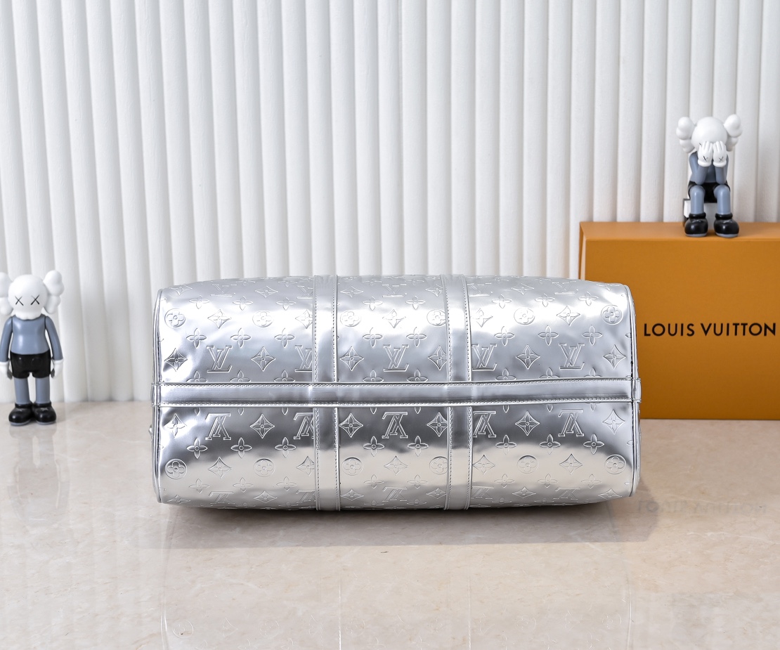 תיק נדידות Keepall Bandoulière 45 כסף כסף Monogram Giant כסף כסף Louis Vuitton 5 i1732769090 1337 1
