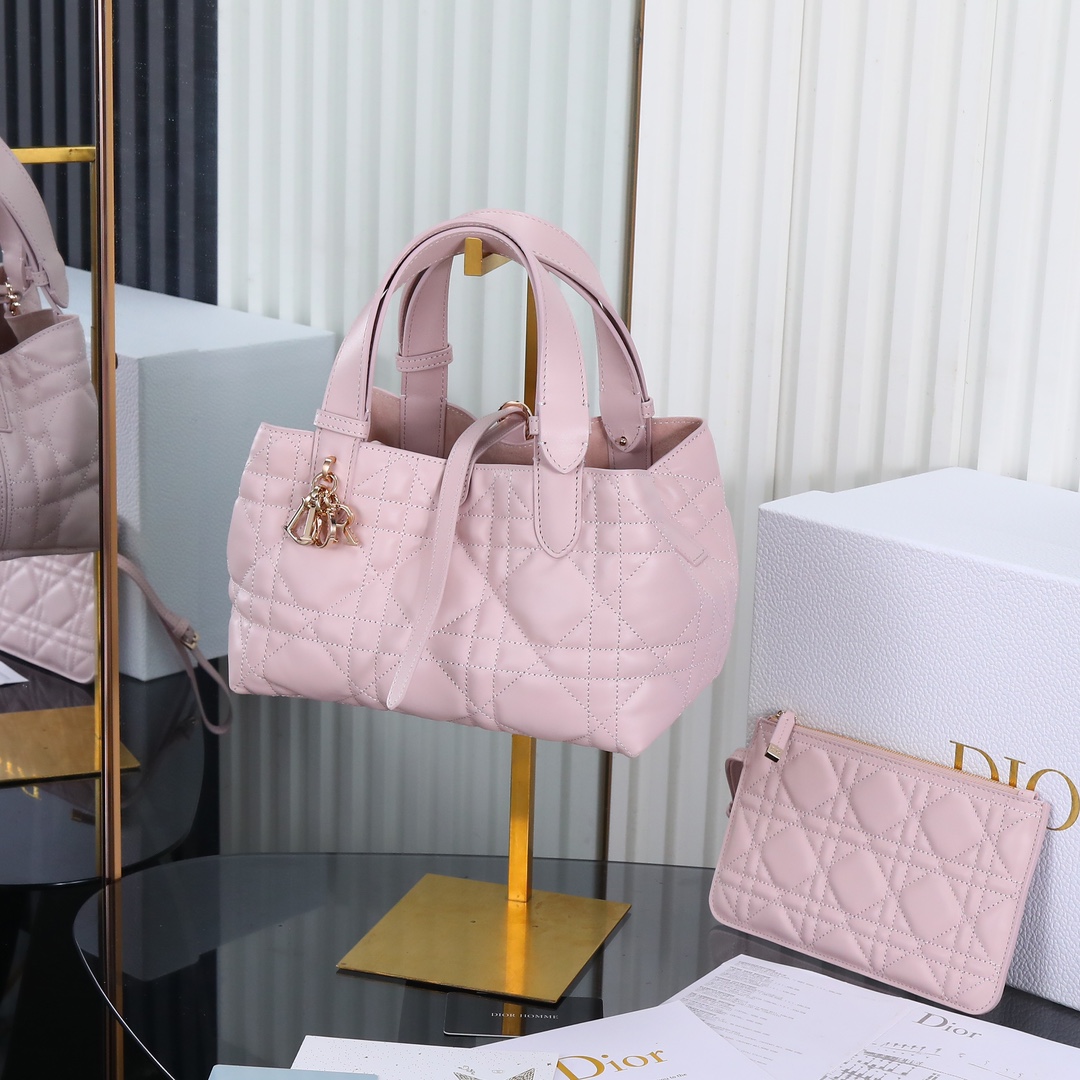 El nuevo bolso pequeño rosa Toujours de Guangdi, este bolso Dior Toujours, hizo una aparición maravillosa en el desfile…