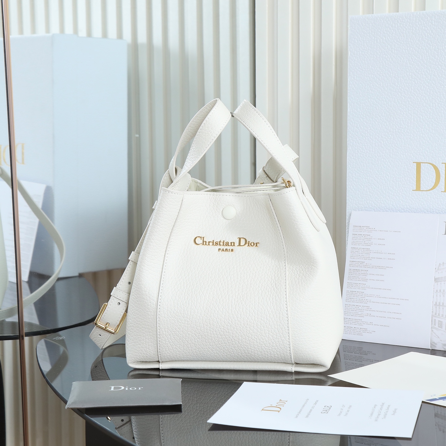 Dior Signature White Grained Calfskin Small Basket Bag 2 i1746767952815 9769 0 0