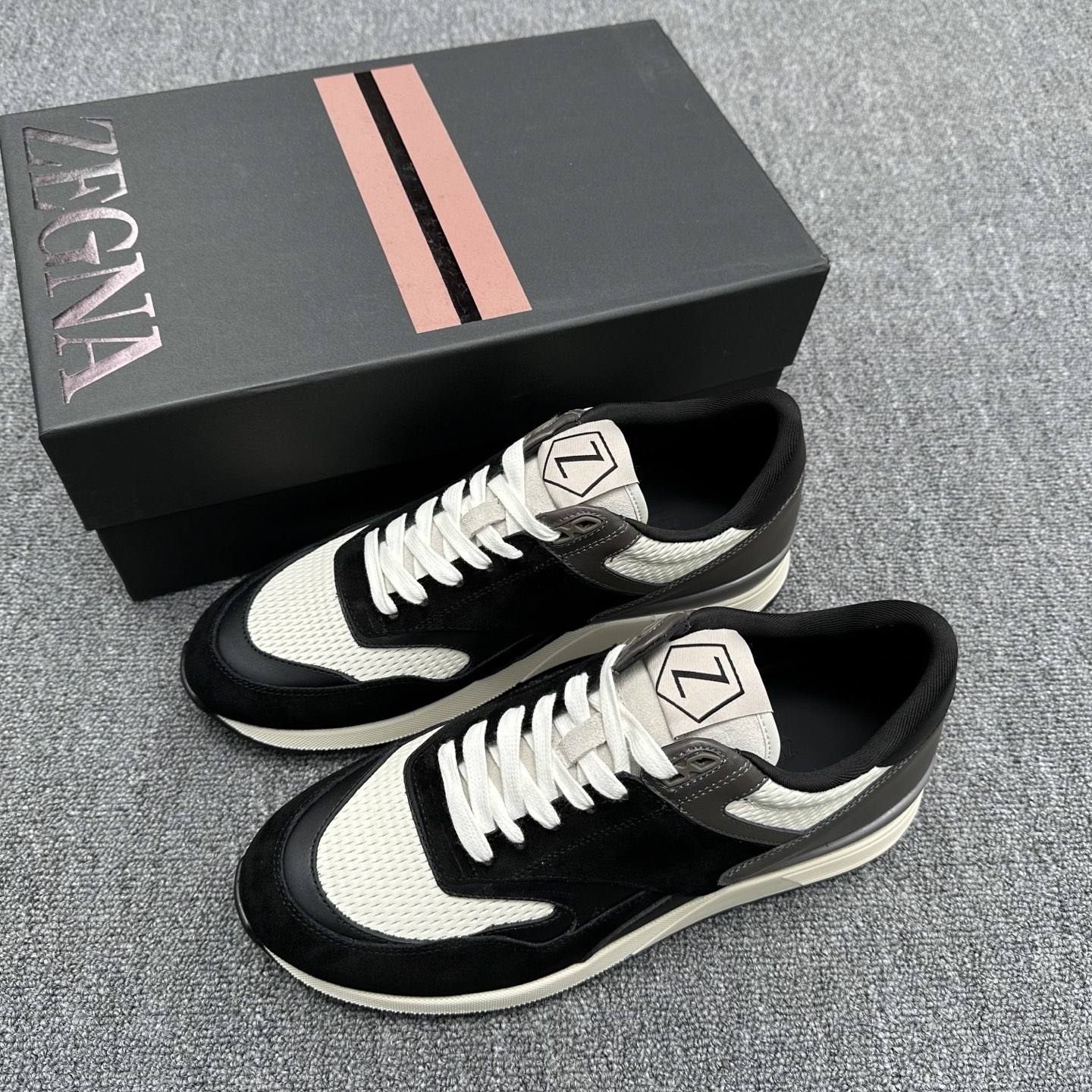 Zegna Men's Triple Stitch Monte Leather Sneakers | Luxurious & Comfortable 2 i1741537132744 8279 0 0