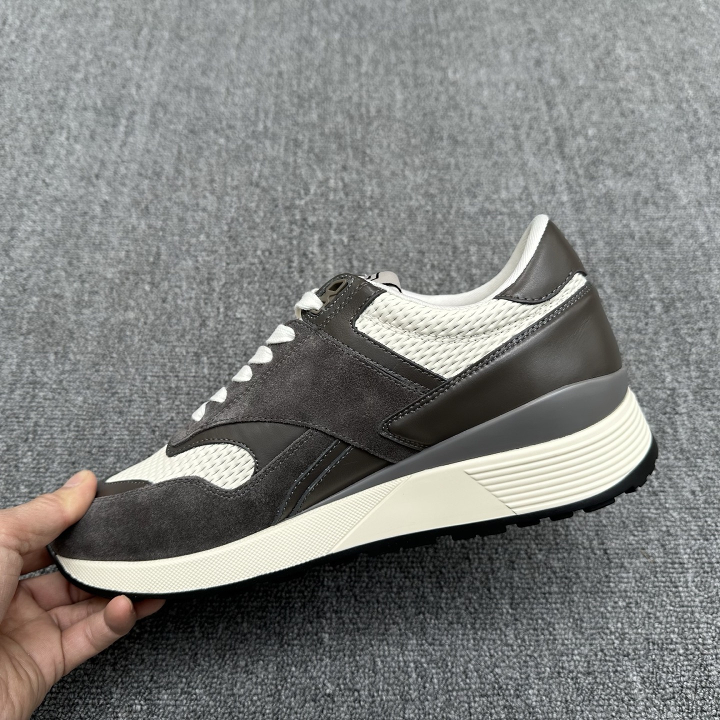 Zegna Men's Triple Stitch Monte Leather Sneakers - Luxurious & Comfortable 8 i1741538016863 4654 0 6