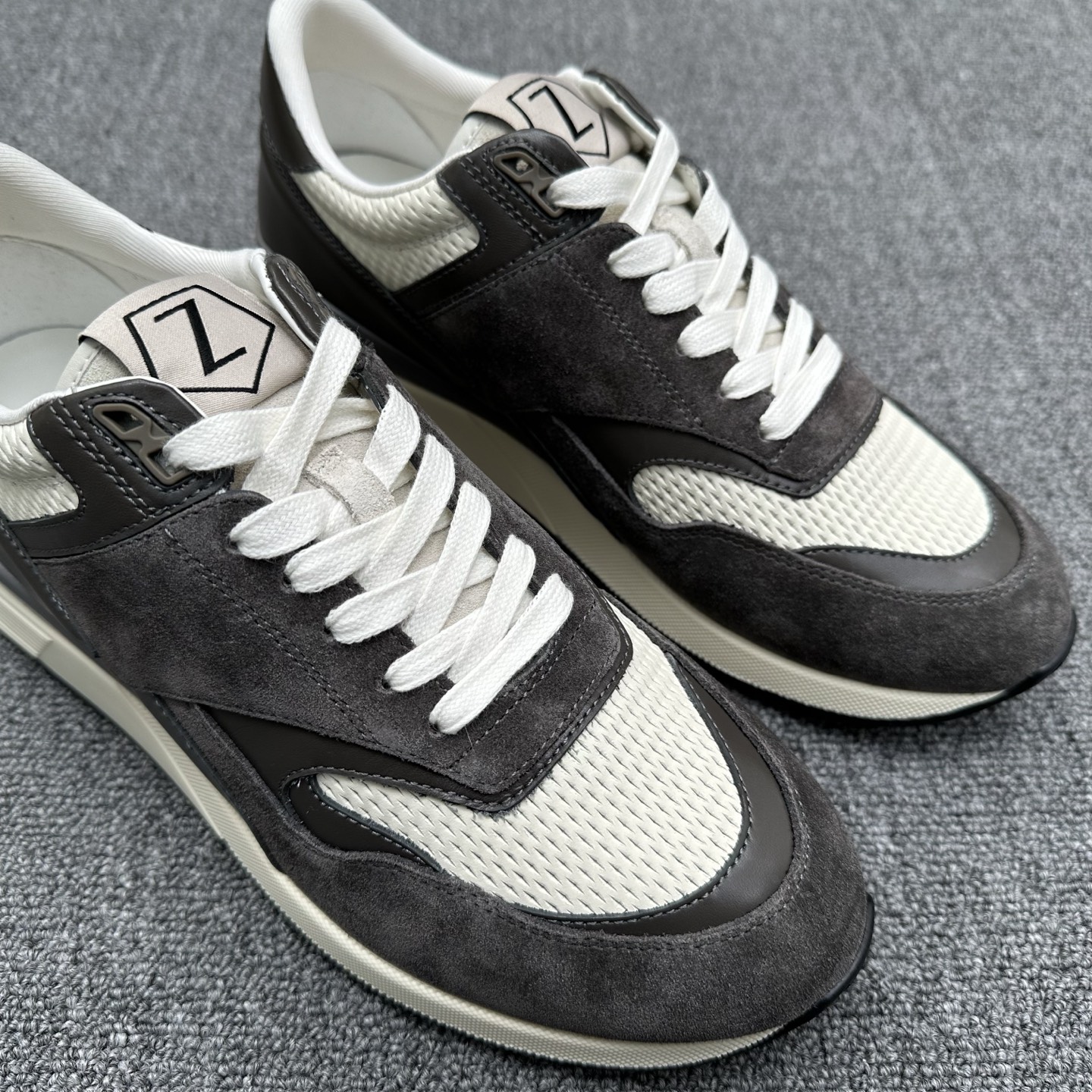 Zegna Men's Triple Stitch Monte Leather Sneakers - Luxurious & Comfortable 5 i1741538018241 5221 0 3