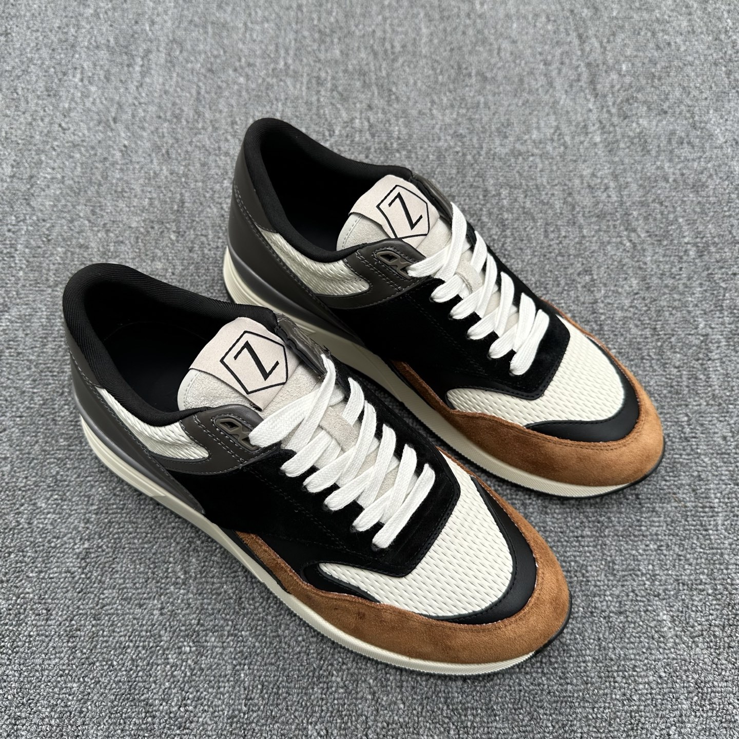 Zegna Triple Stitch Monte Leather Sneakers Luxury Casual Shoes 4 i1741538046131 7624 0 2