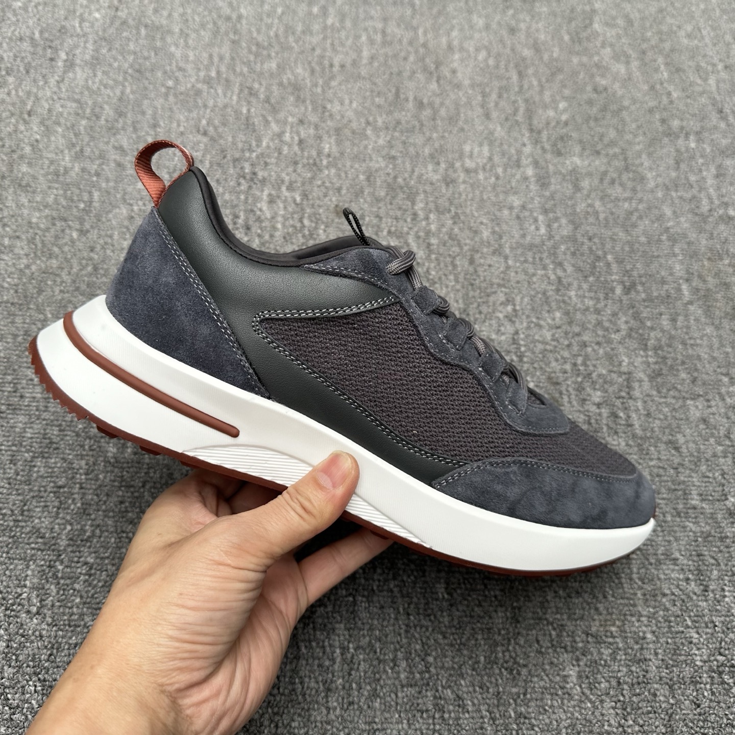 Loro Piana网面牛皮休闲运动男鞋 4