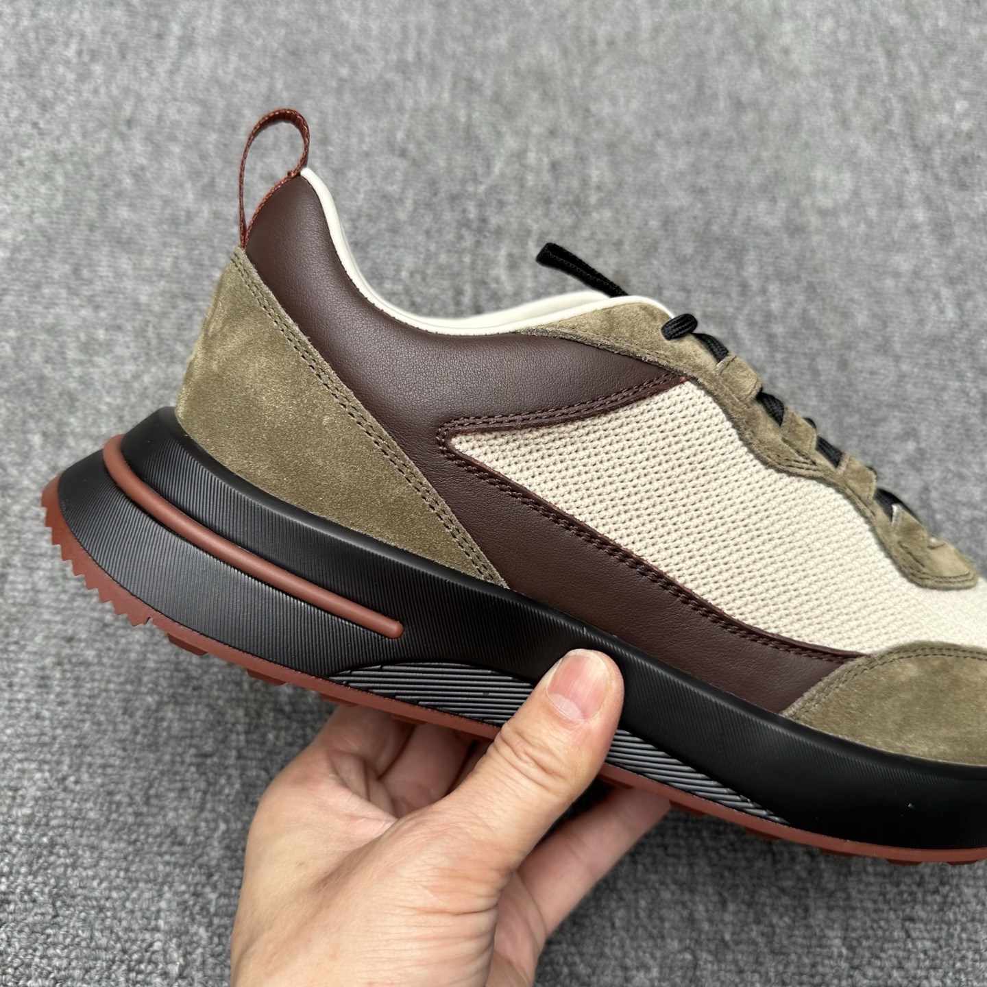 Loro Piana网面牛皮休闲运动男鞋 5