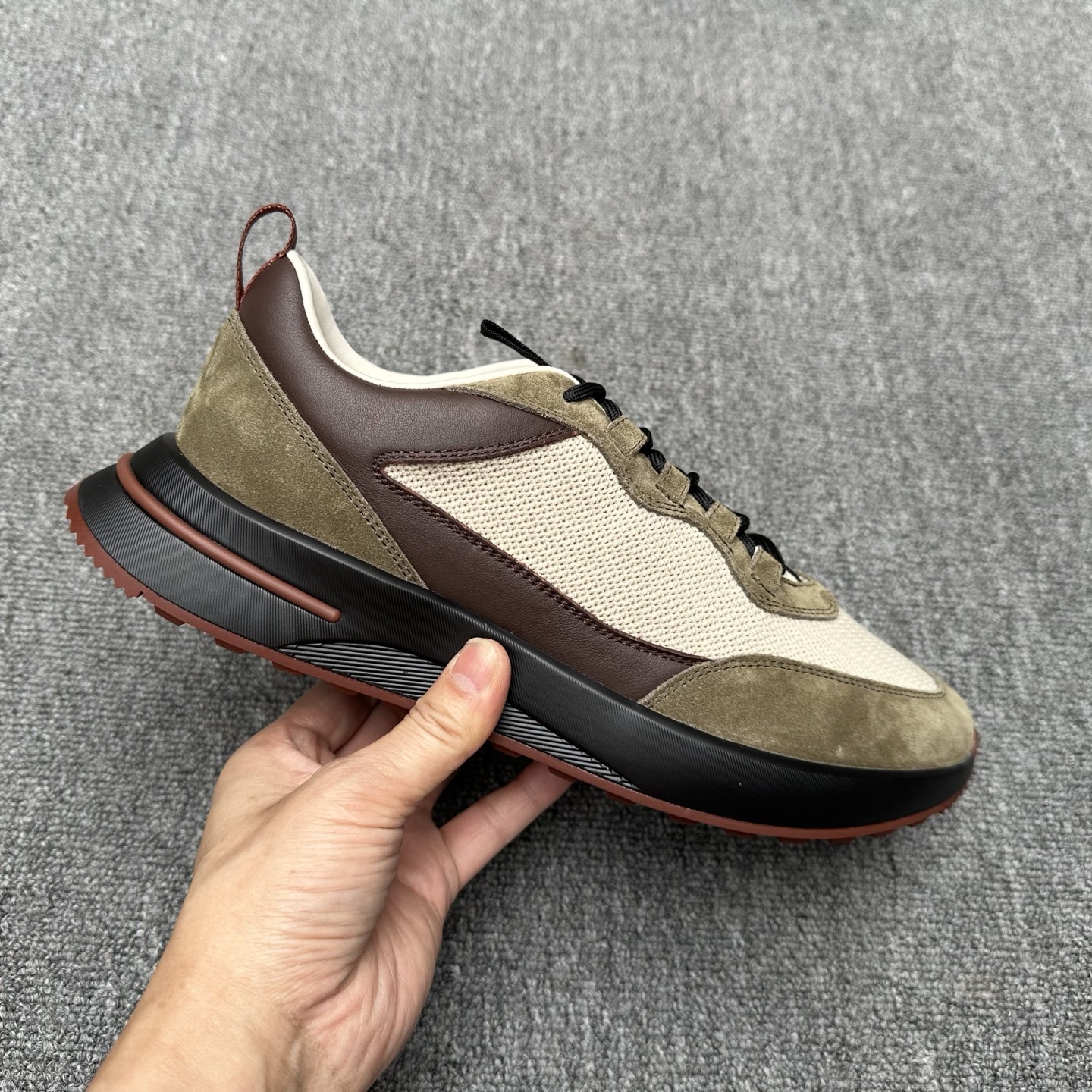 Loro Piana网面牛皮休闲运动男鞋 4