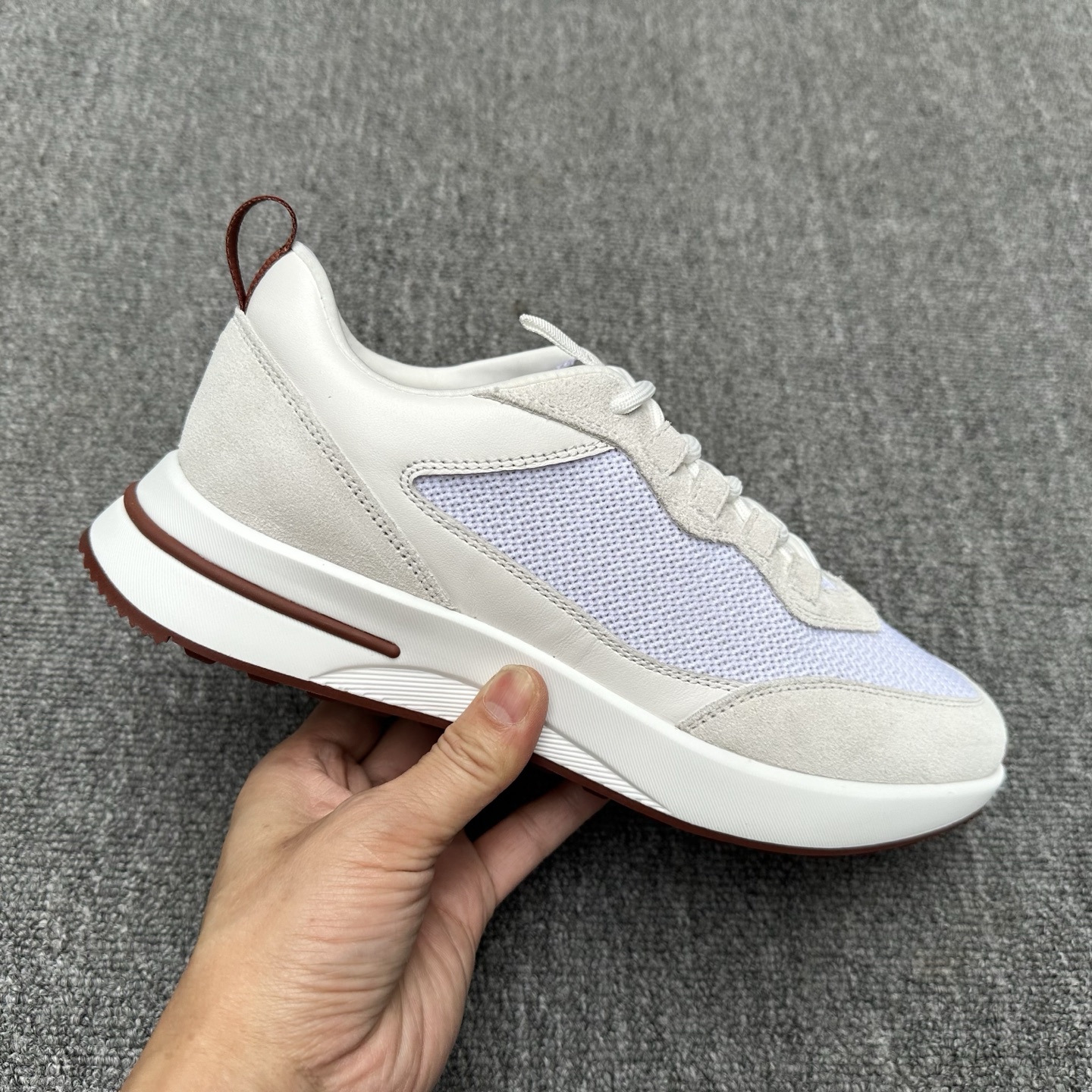 Loro Piana网面牛皮休闲运动男鞋 4