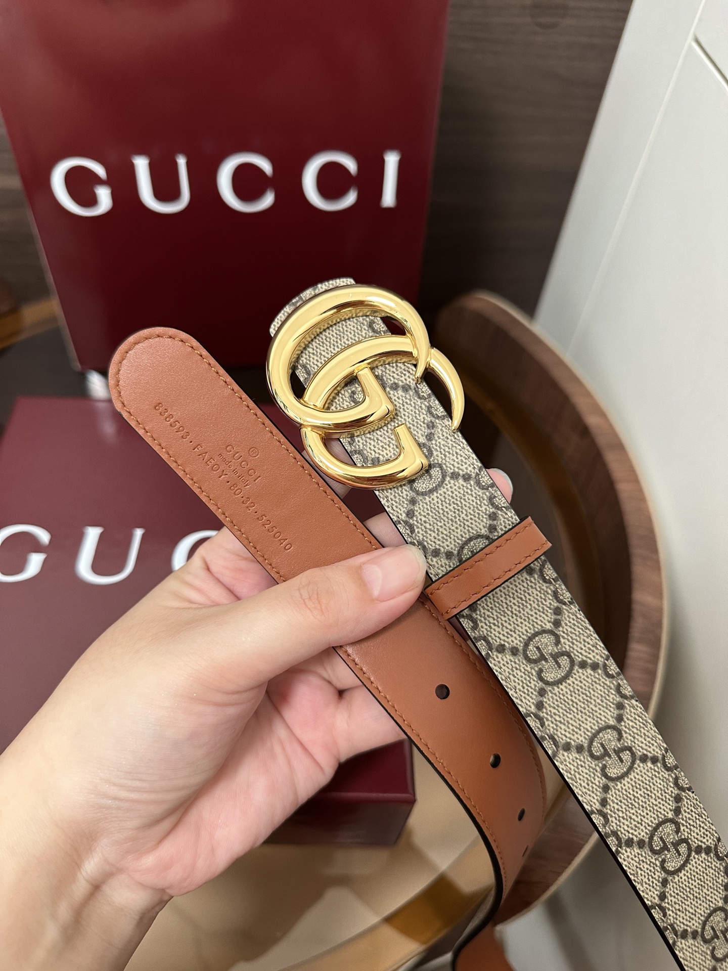 ❣️Gucc1 🆕 GG Marmont系列双面腰带2025秋冬系列焕新演绎富有辨识度的GG Marmo