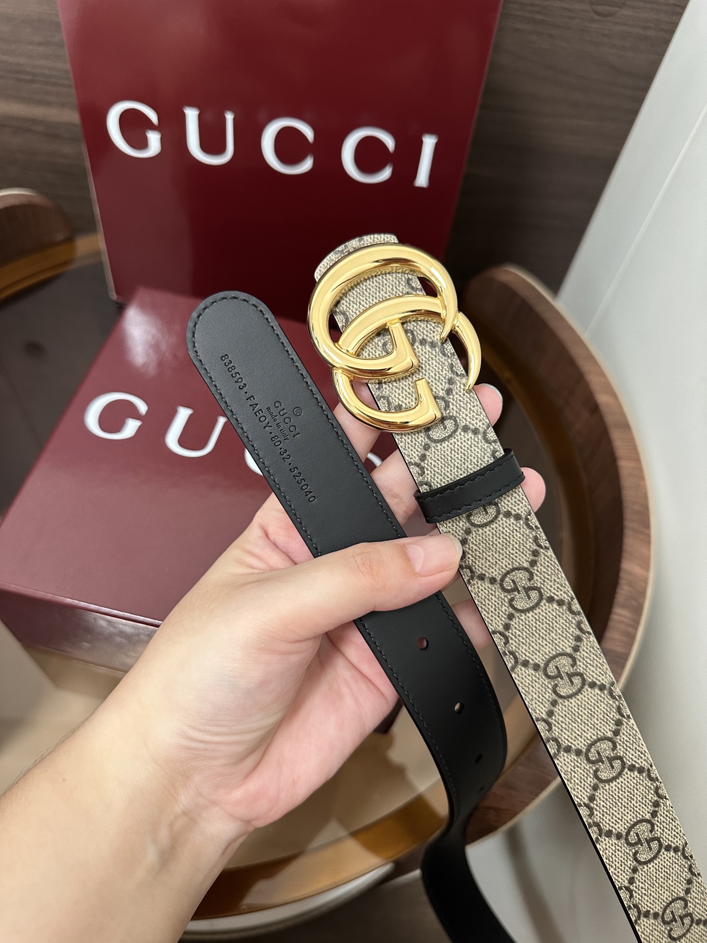 ❣️Gucc1 🆕 GG Marmont系列双面腰带2025秋冬系列焕新演绎富有辨识度的GG Marmo