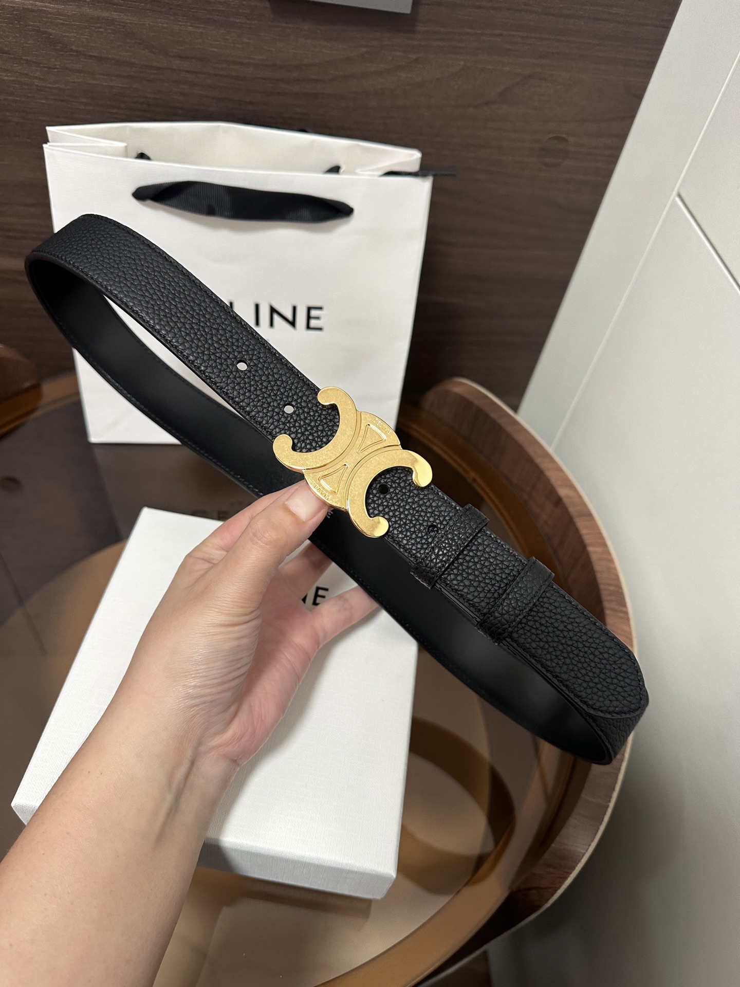 CELINE bälte CÉLINE Celine TRIOMPHE 30 3 0cm — photo 3