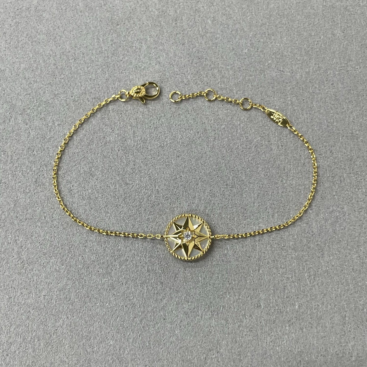 Pulsera brújula - concha de madreperla blanca llegó, 5140180.