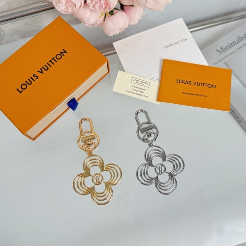 Louis Vuitton Breeze Key Holder Bag Charm Monogram Flower Gold-tone & Silver-tone 1 Louis Vuitton Breeze Key Holder Bag Charm Monogram Flower Gold-tone & Silver-tone