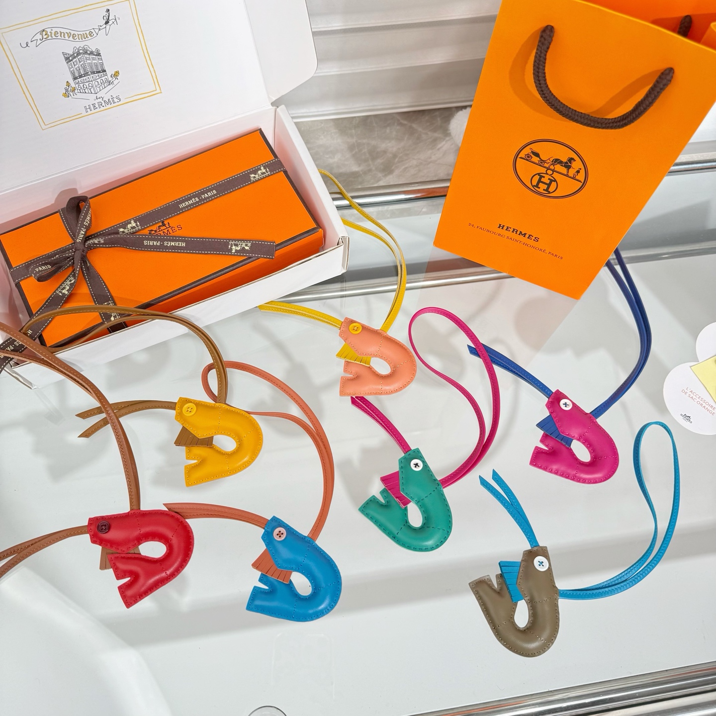 Hermès 爱马仕HERMES Rodeo Robeo Coeur 包包挂件 钥匙扣