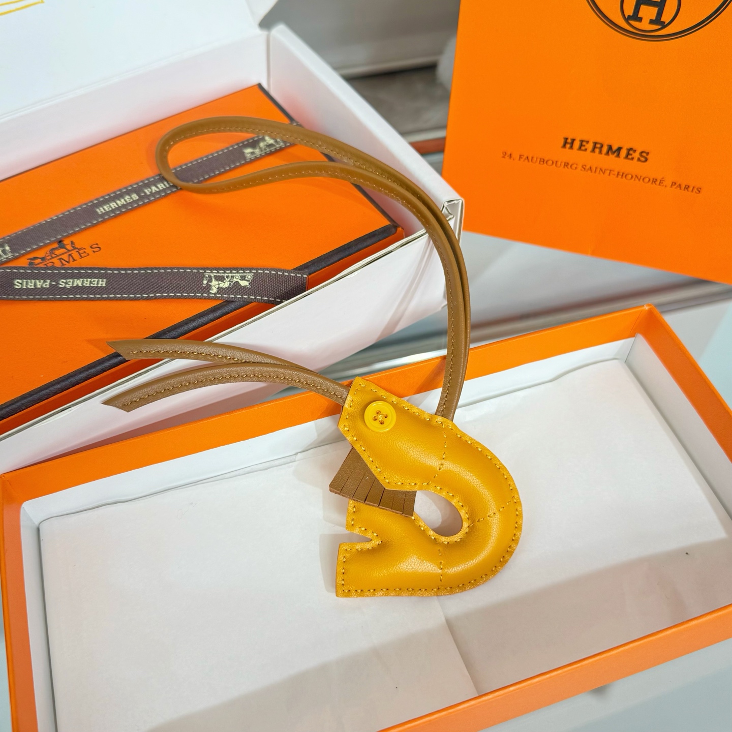 Hermès 爱马仕HERMES Rodeo Robeo Coeur 包包挂件 钥匙扣