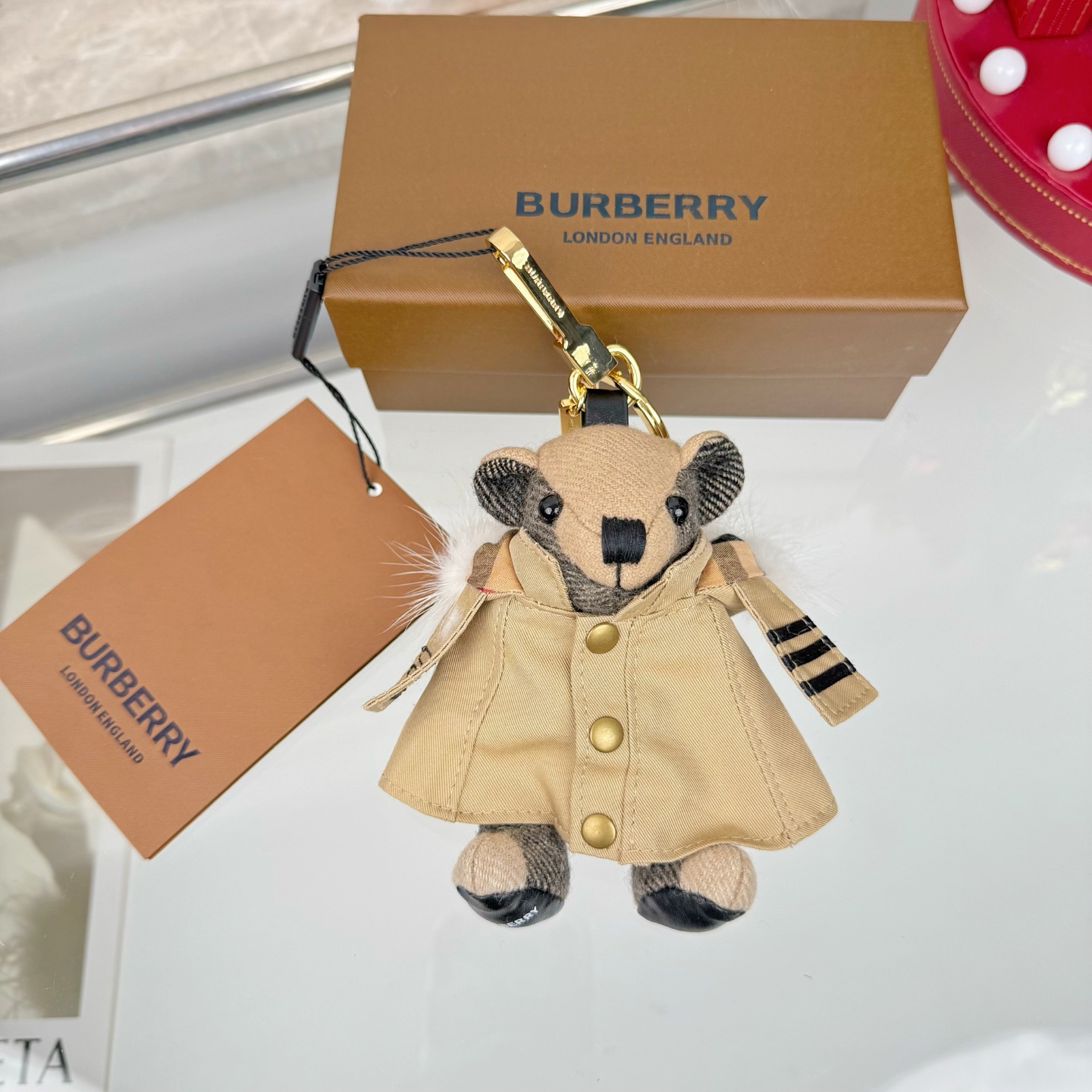 Burberry 巴宝莉小熊钥匙扣包挂件