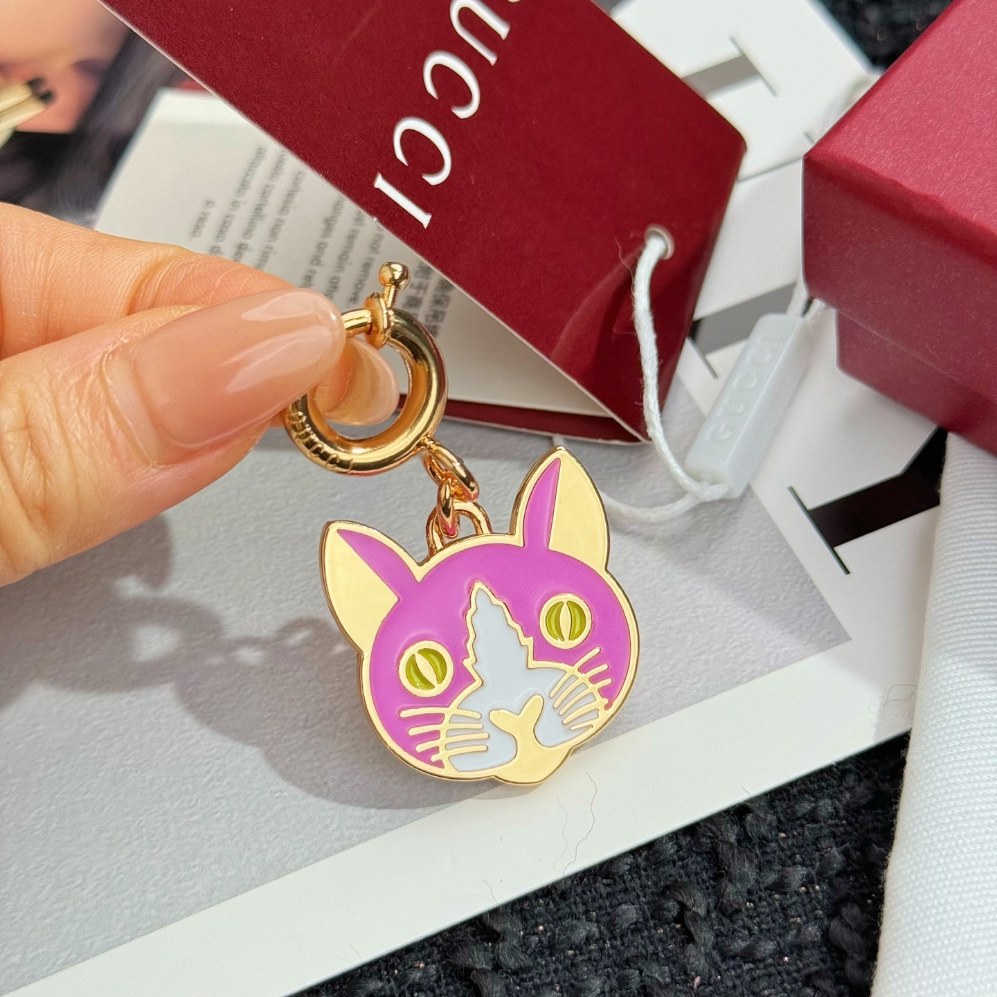 Gucci Gucci 古驰 猫咪 钥匙扣 挂件挂饰