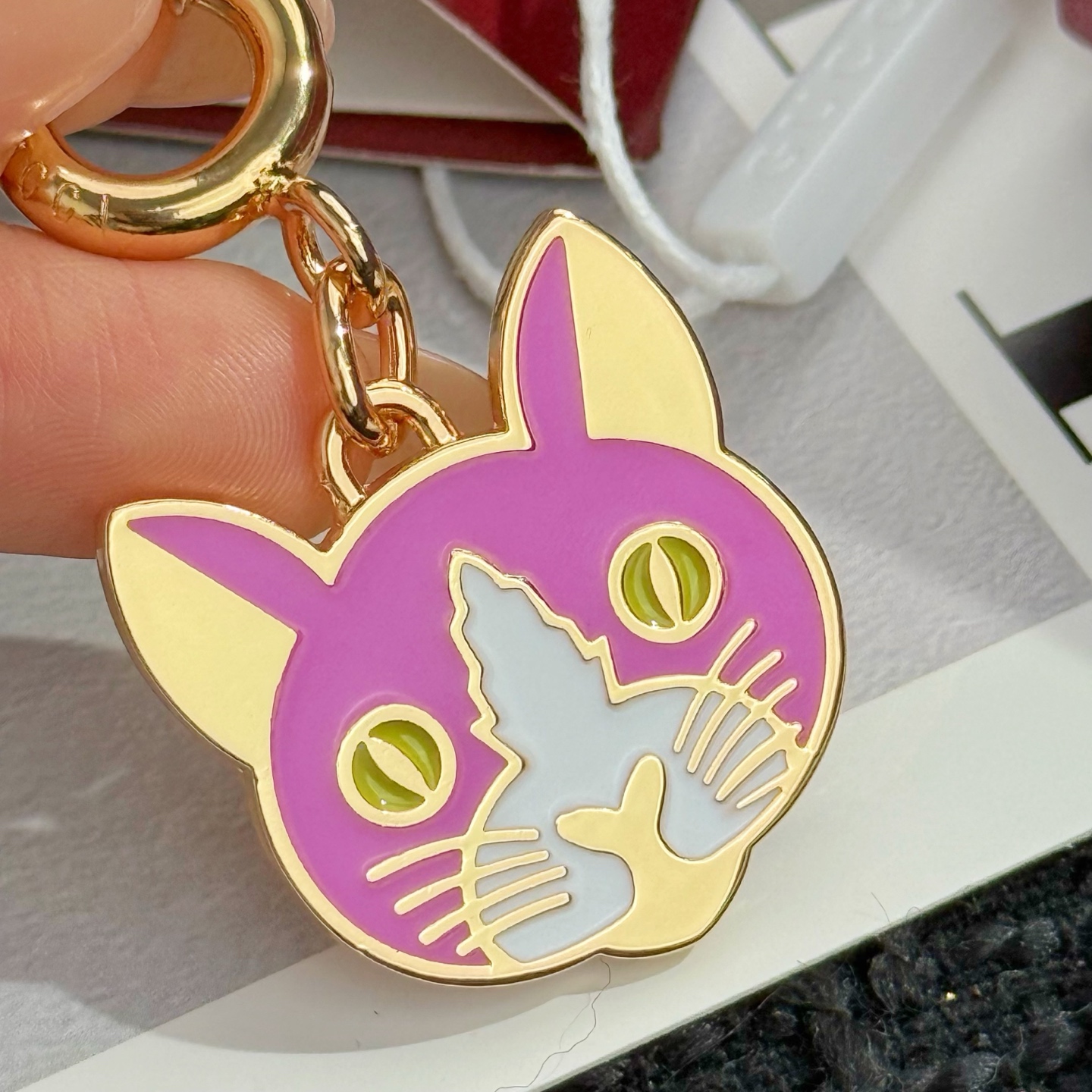 Gucci Gucci 古驰 猫咪 钥匙扣 挂件挂饰