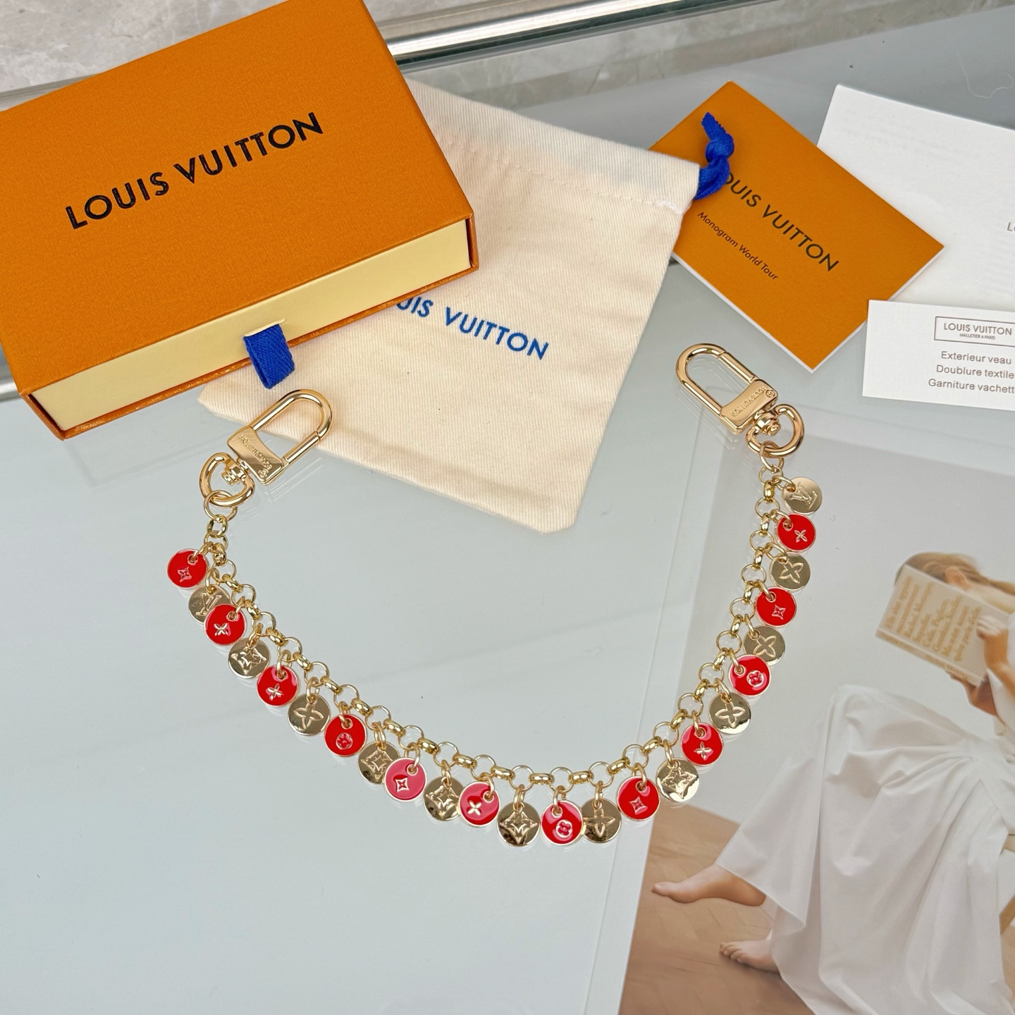 Louis Vuitton LV钥匙扣 豆豆 包挂件 包链条