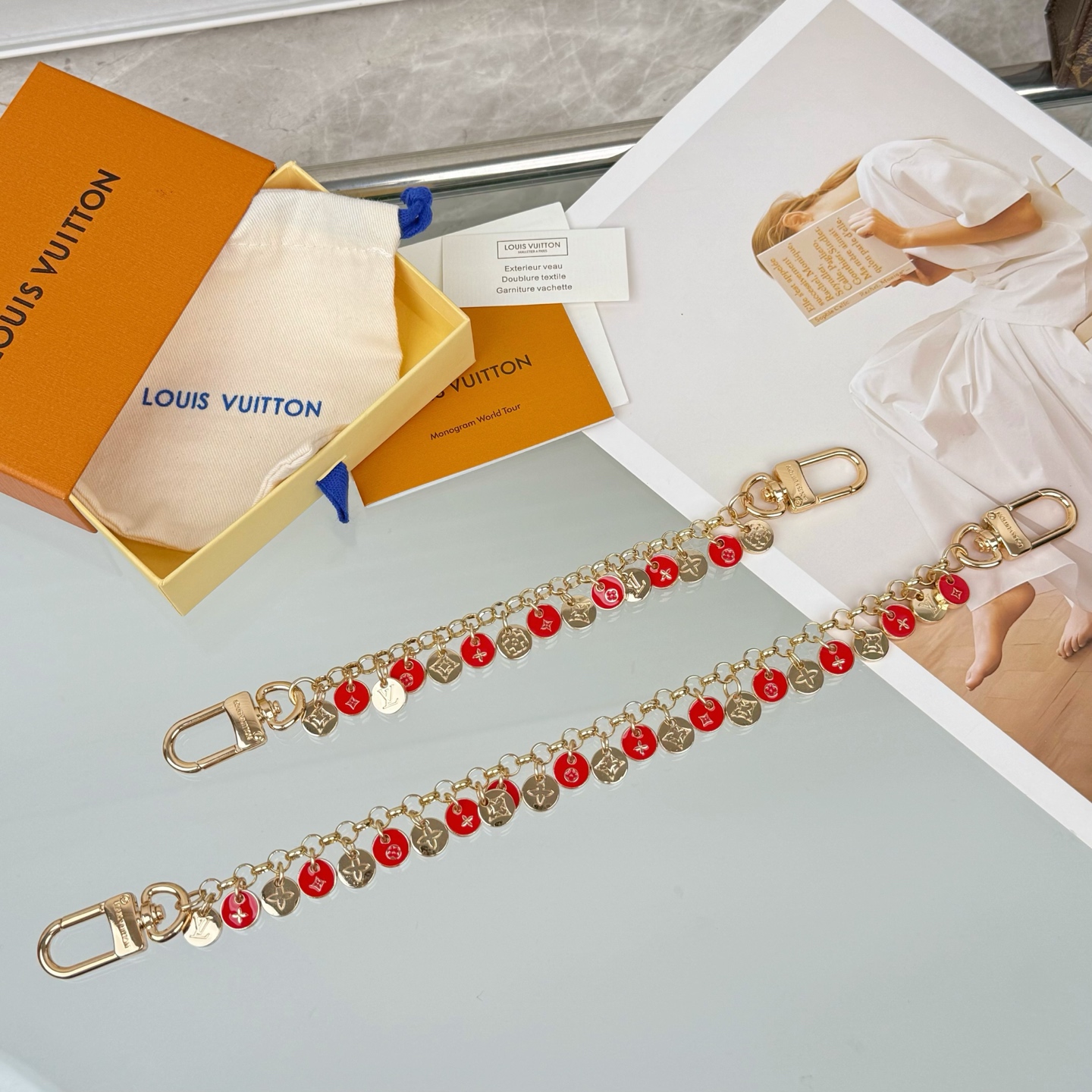 Louis Vuitton LV钥匙扣 豆豆 包挂件 包链条