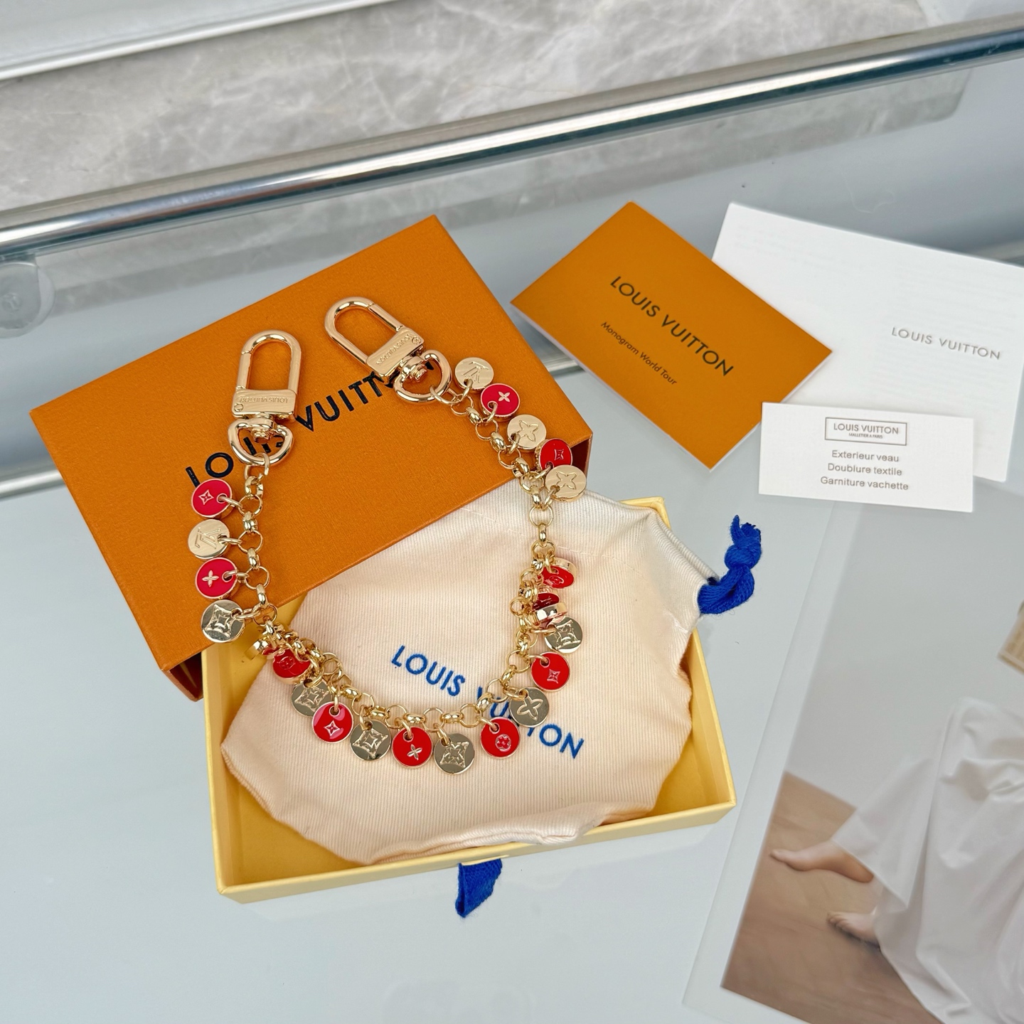 Louis Vuitton LV钥匙扣 豆豆 包挂件 包链条