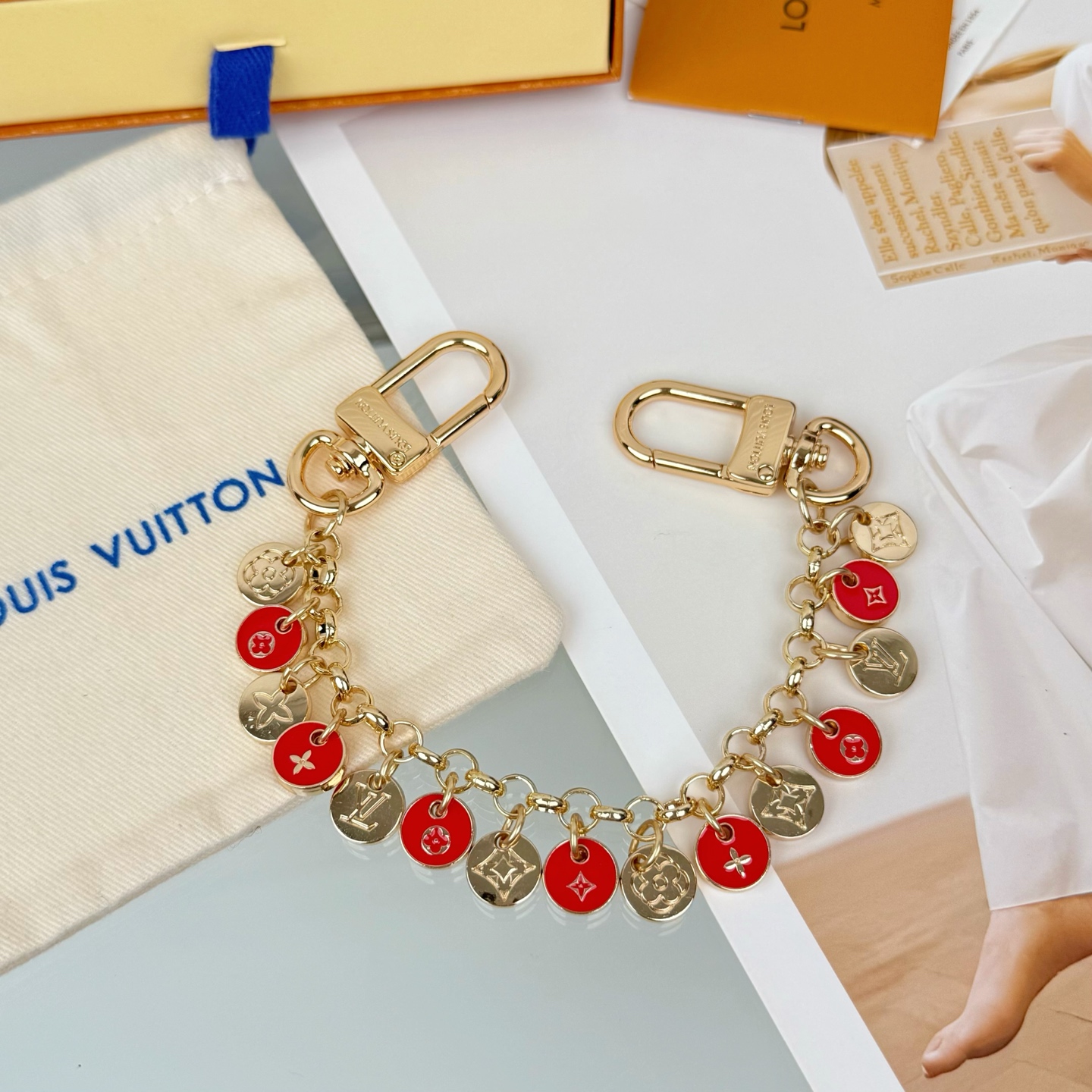 Louis Vuitton LV钥匙扣 豆豆 包挂件 包链条