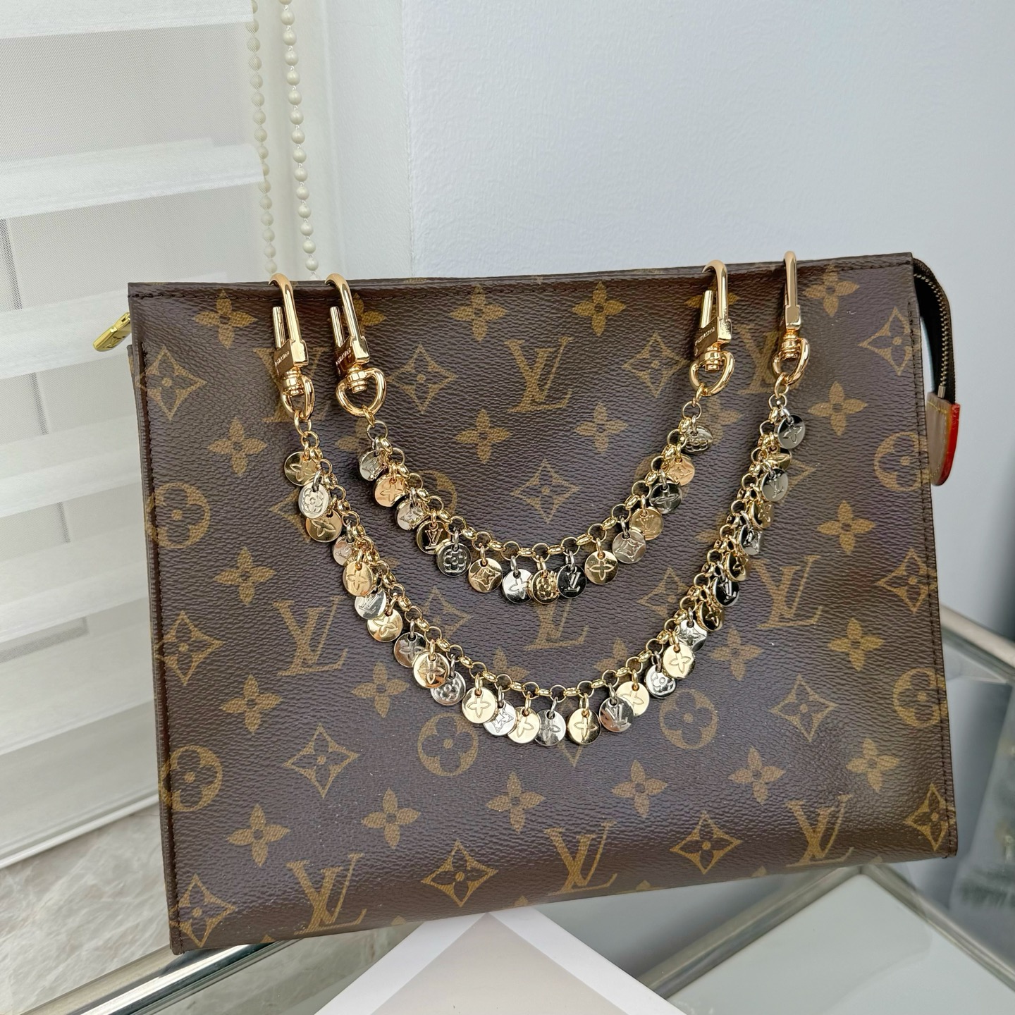 Louis Vuitton LV钥匙扣 豆豆 包挂件 包链条