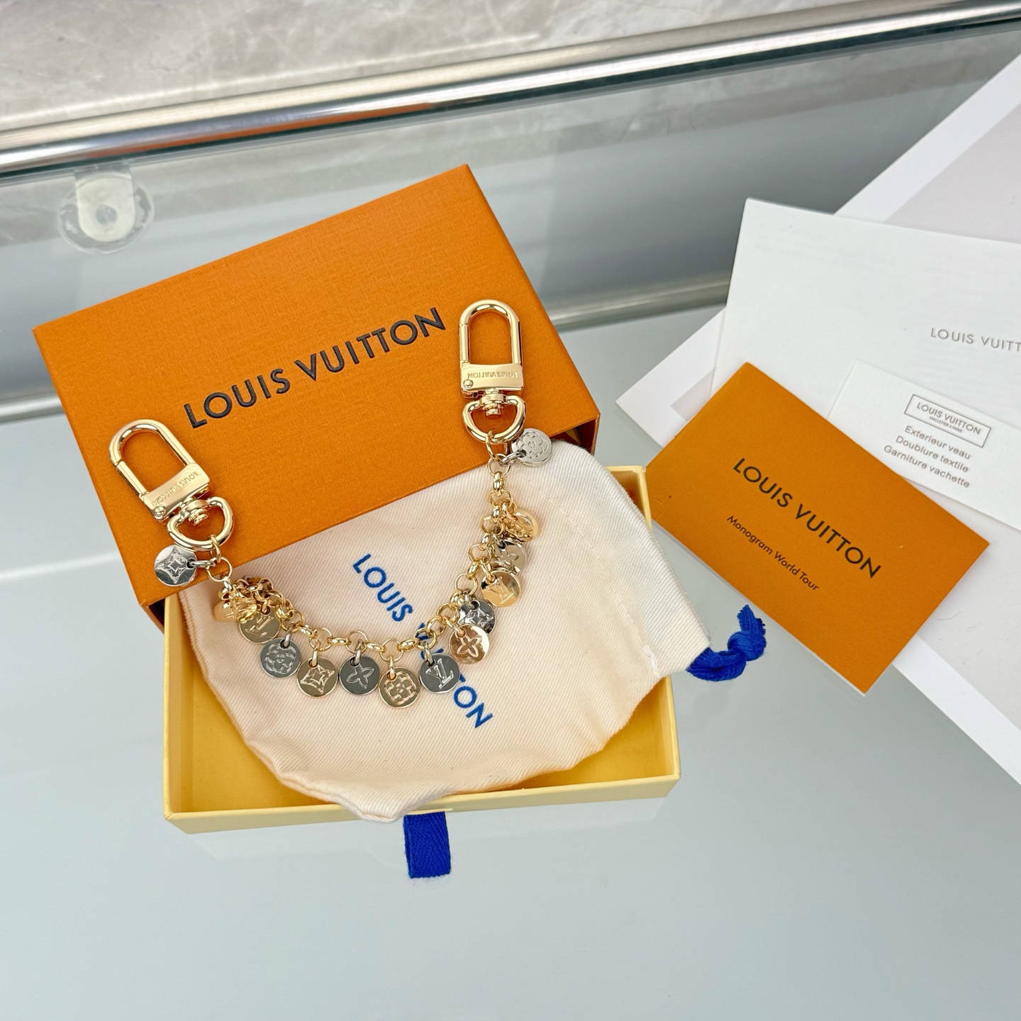 Louis Vuitton LV钥匙扣 豆豆 包挂件 包链条