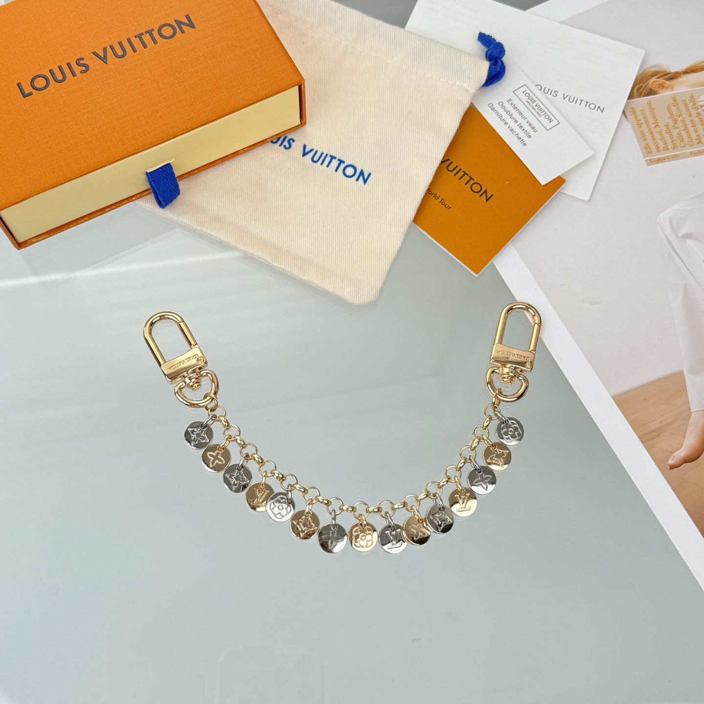 Louis Vuitton LV钥匙扣 豆豆 包挂件 包链条