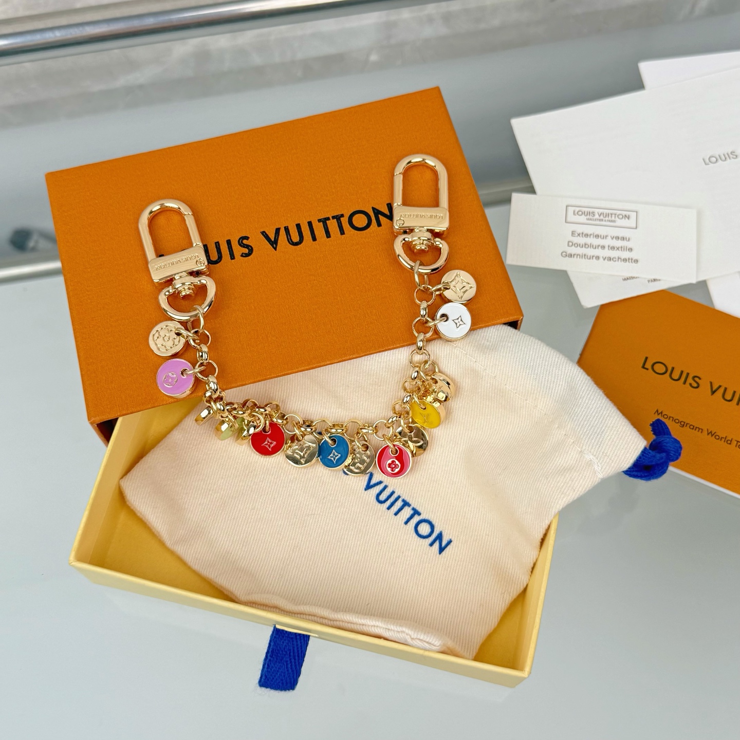 Louis Vuitton LV钥匙扣 豆豆 包挂件 包链条