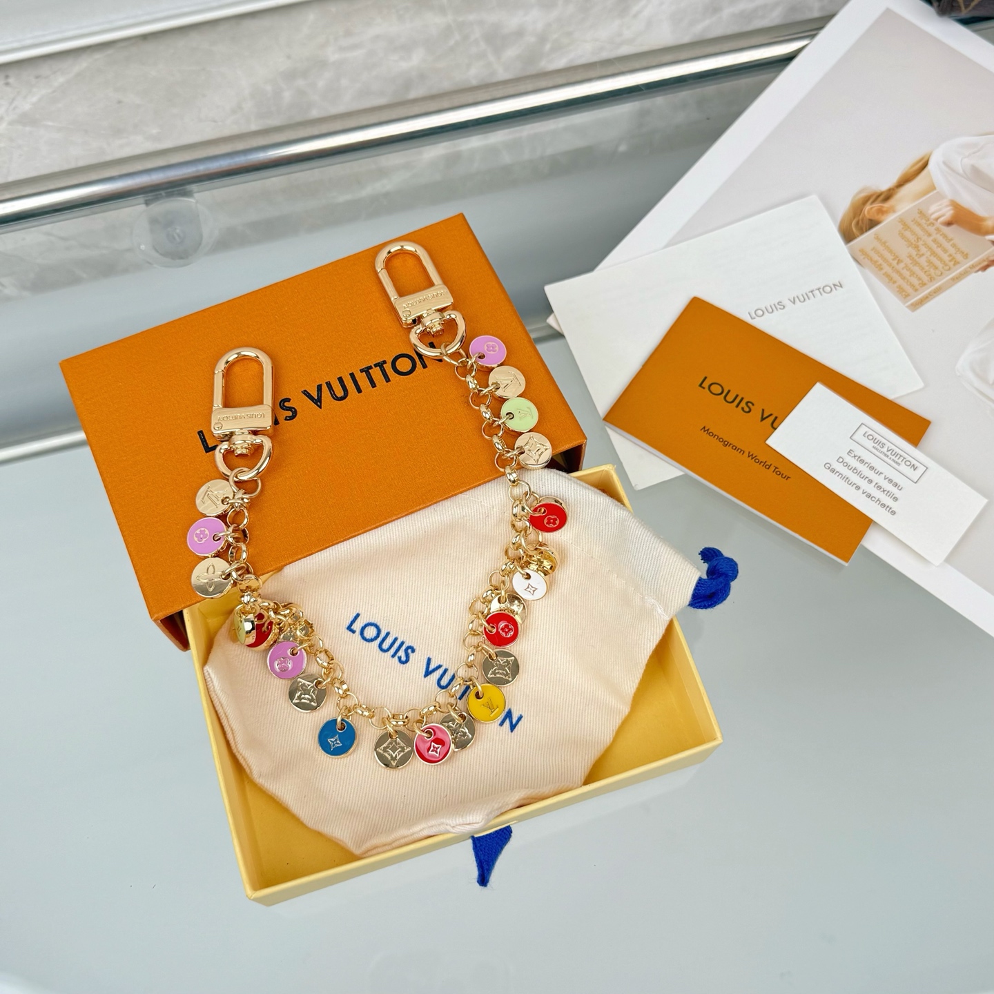 Louis Vuitton LV钥匙扣 豆豆 包挂件 包链条