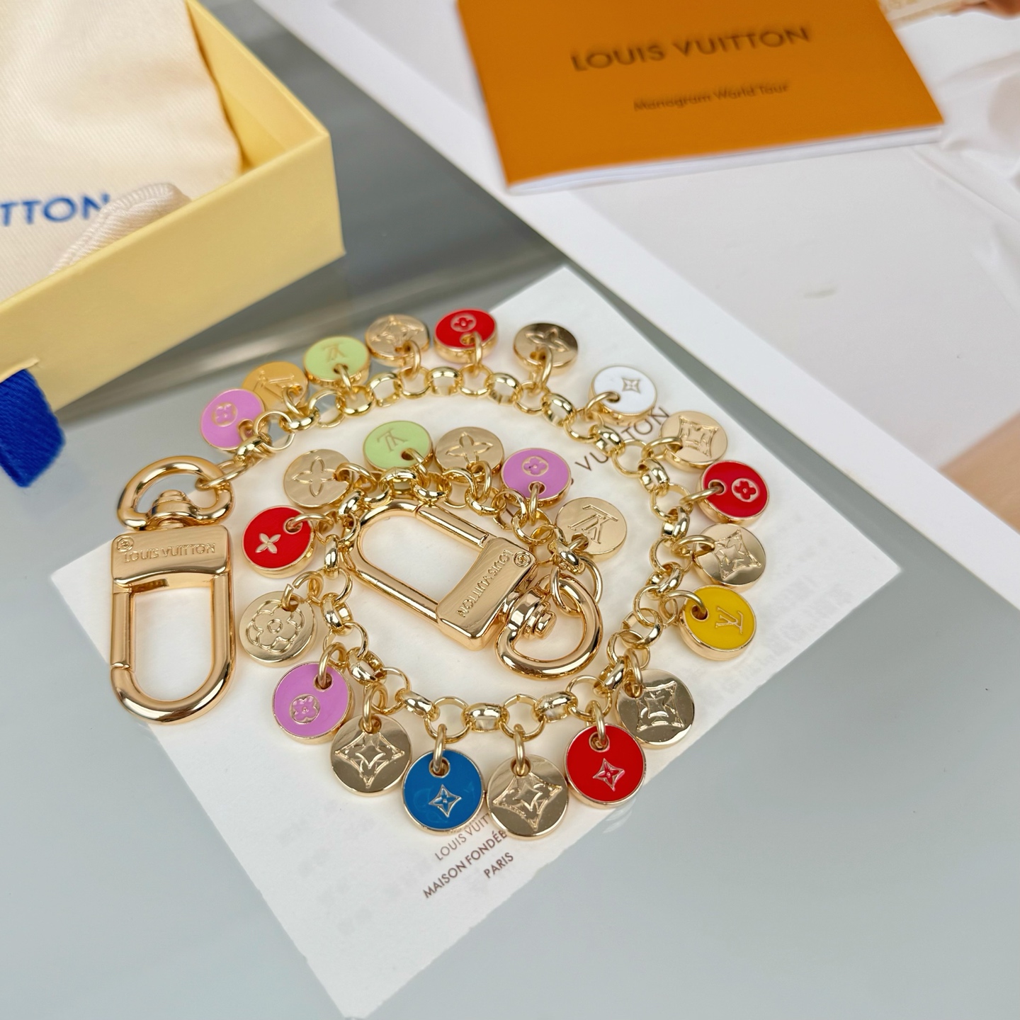Louis Vuitton LV钥匙扣 豆豆 包挂件 包链条
