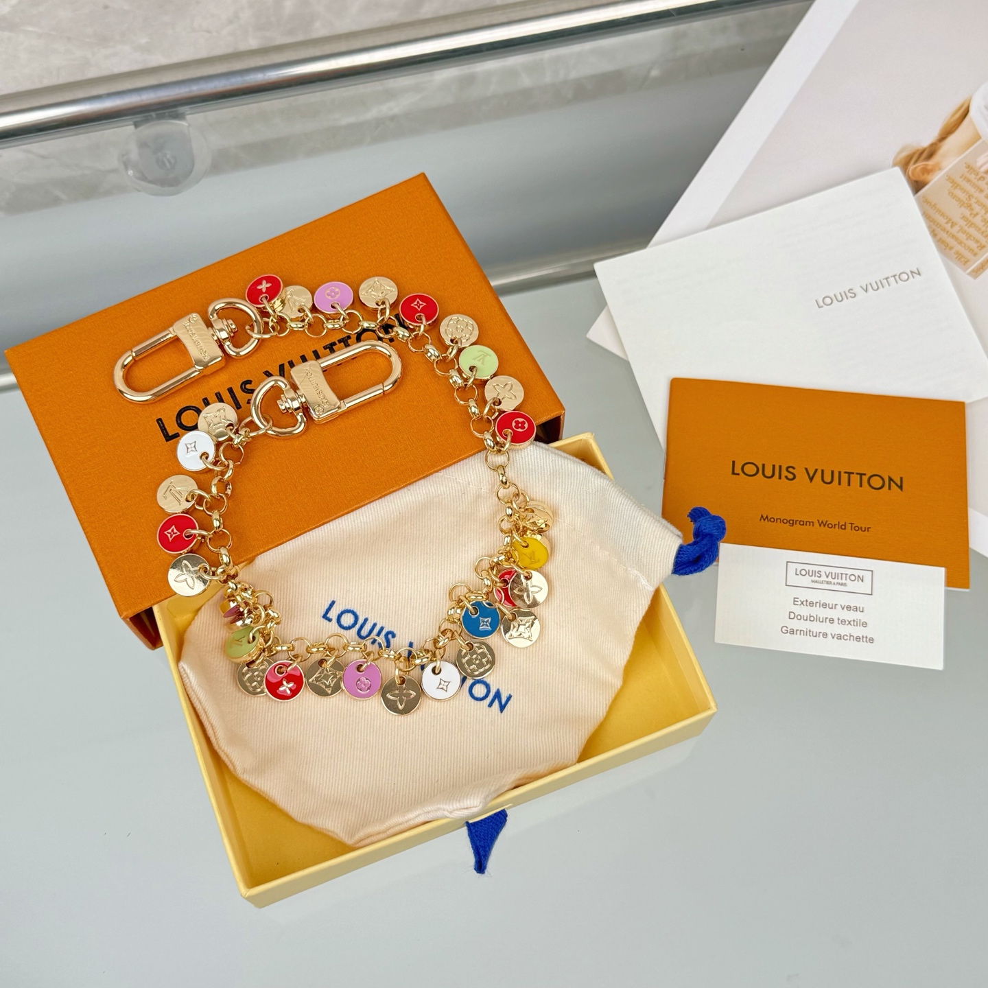 Louis Vuitton LV钥匙扣 豆豆 包挂件 包链条