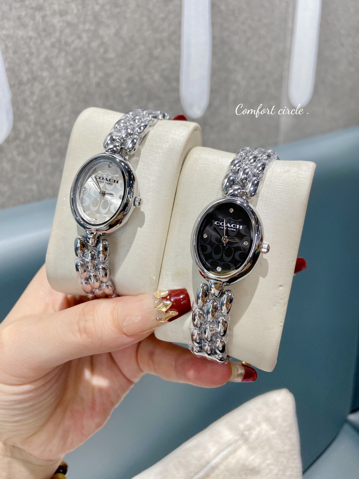 💰50
COACH蔻驰中古女表
实物特别上档次～！！我