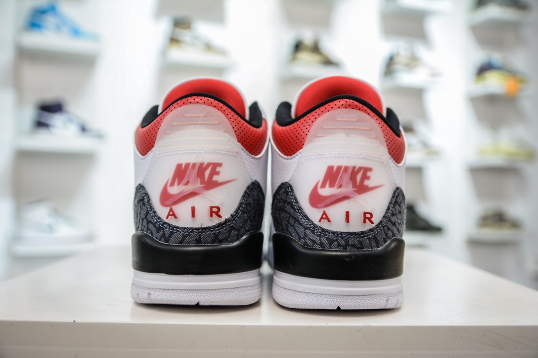 300 PB纯原 Air Jordan 3 Retro Se Denim ”Fire Red” aj3 火焰红 CZ6431-100