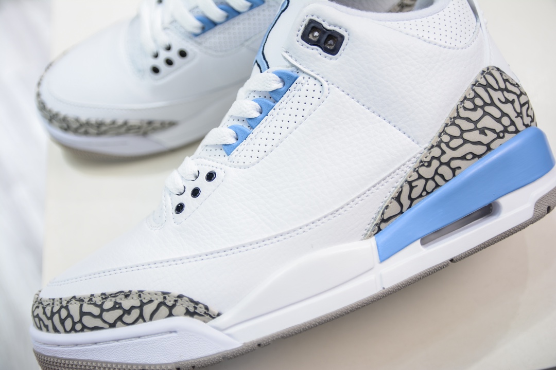 220 T版 性价比品质首选 Jordan Air Jordan 3 retro "Unc" 减震防滑耐磨 CT8532-104